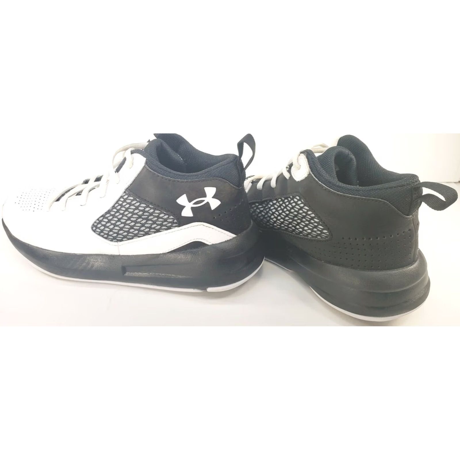 Under Armour Under Armour Top Mens White Black Lockdown Men Size Womens Midtop Size US 8 / IT 38 - 5 Thumbnail