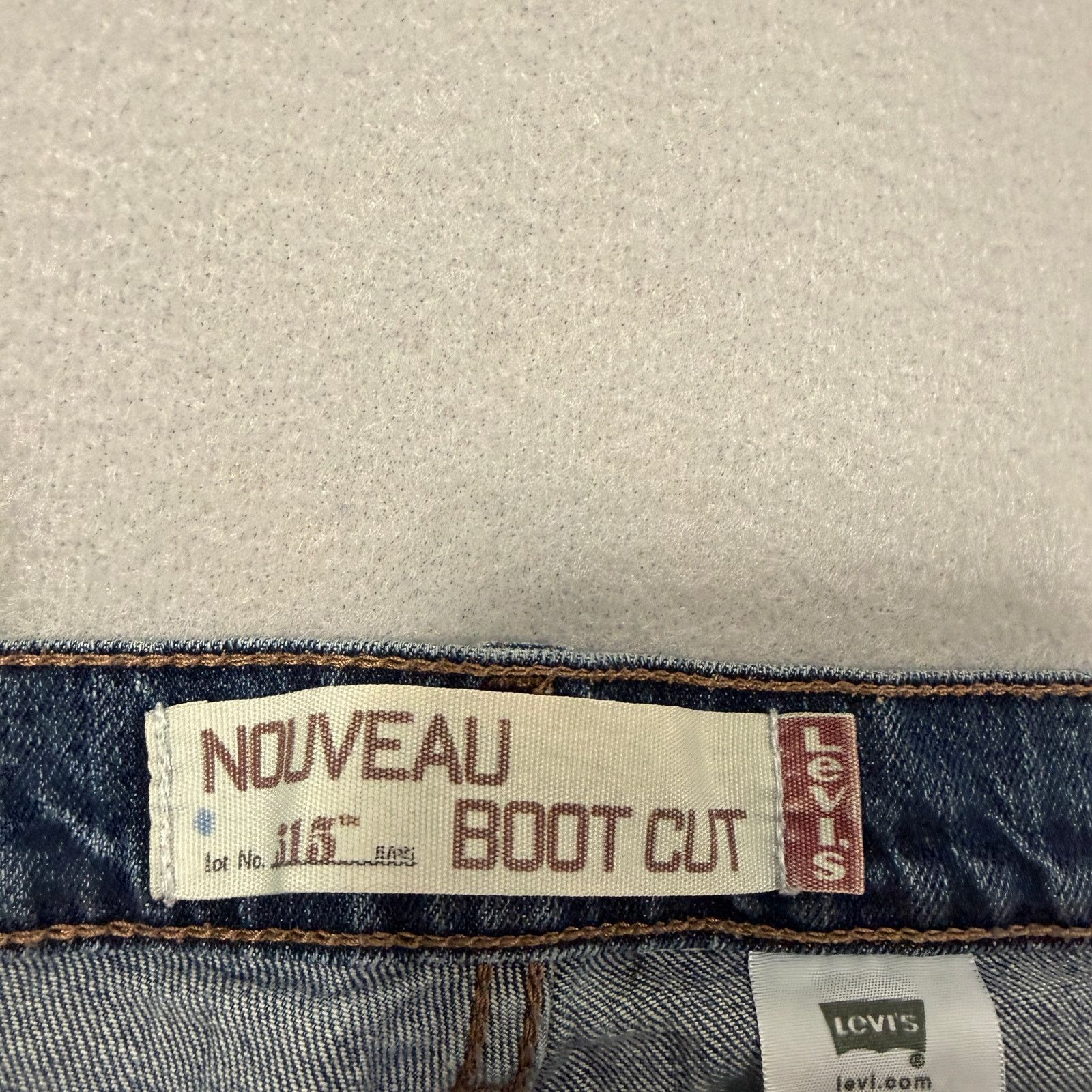 Levi's Vintage Levis 515 Nouveau Boot Cut Jeans Women's 16 M Blue Size 38" / US 16 / IT 52 - 4 Thumbnail