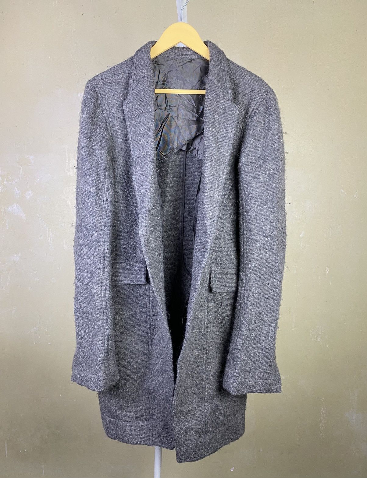 Rick Owens Rick Owens Mohair Coat Jacket Size US M / EU 48-50 / 2 - 4 Thumbnail