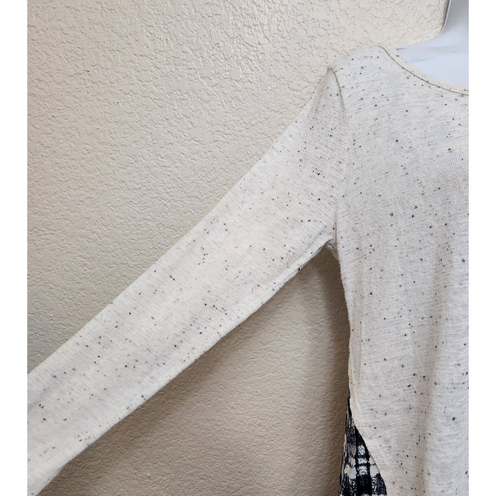 Other Blue White Popcorn Knit Layer Look Top Medium Lightweight Size M / US 6-8 / IT 42-44 - 3 Thumbnail