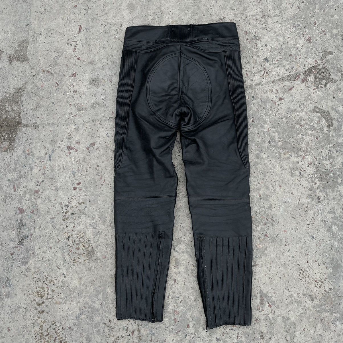 Vintage Moto Pants Real Leather Y2K 90s USA style