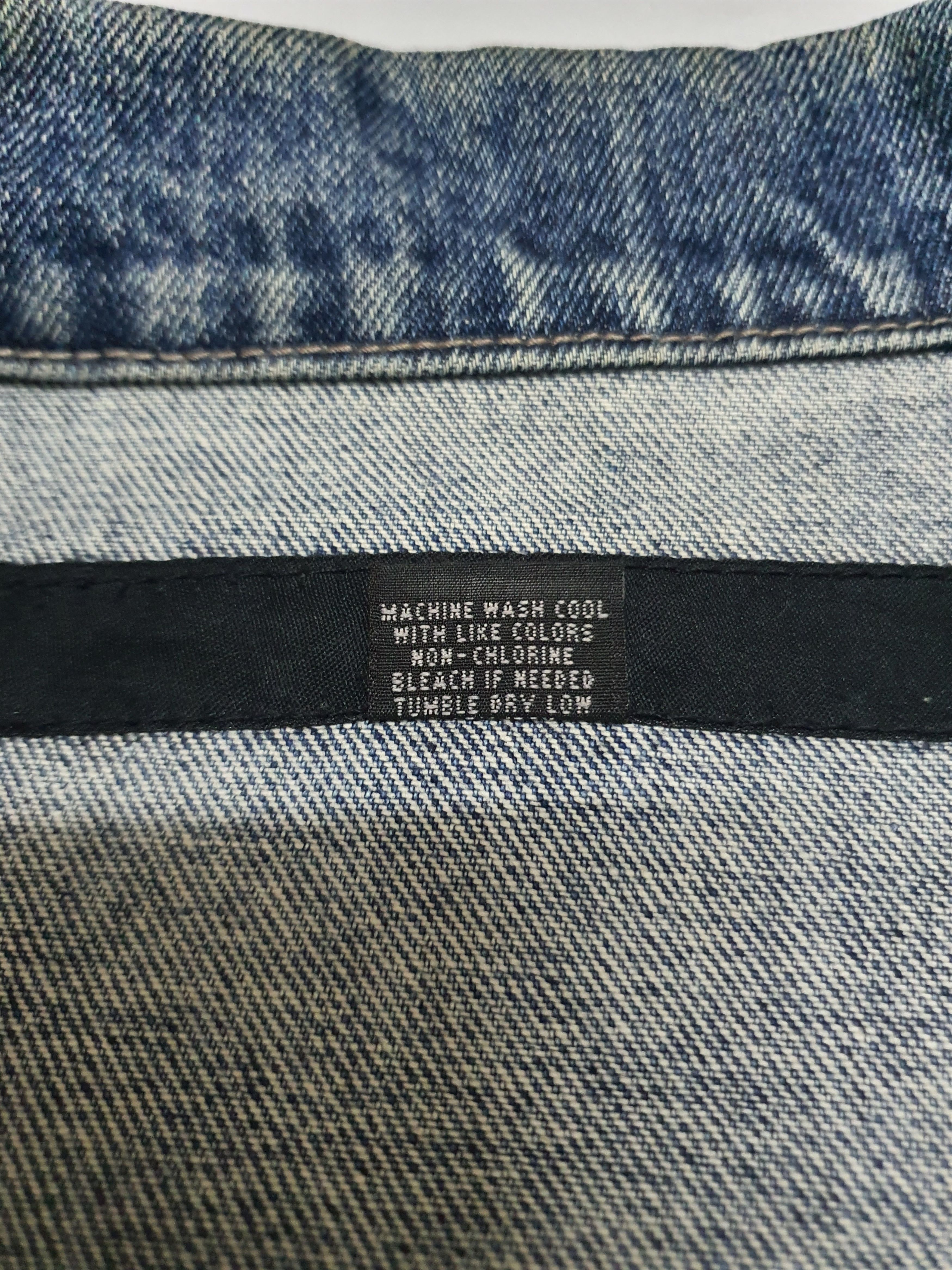 Marithe + Francois Girbaud MARITHE FRANCOIS GIRBOUD Blue Denim Jacket, XL. Size US XL / EU 56 / 4 - 20 Thumbnail