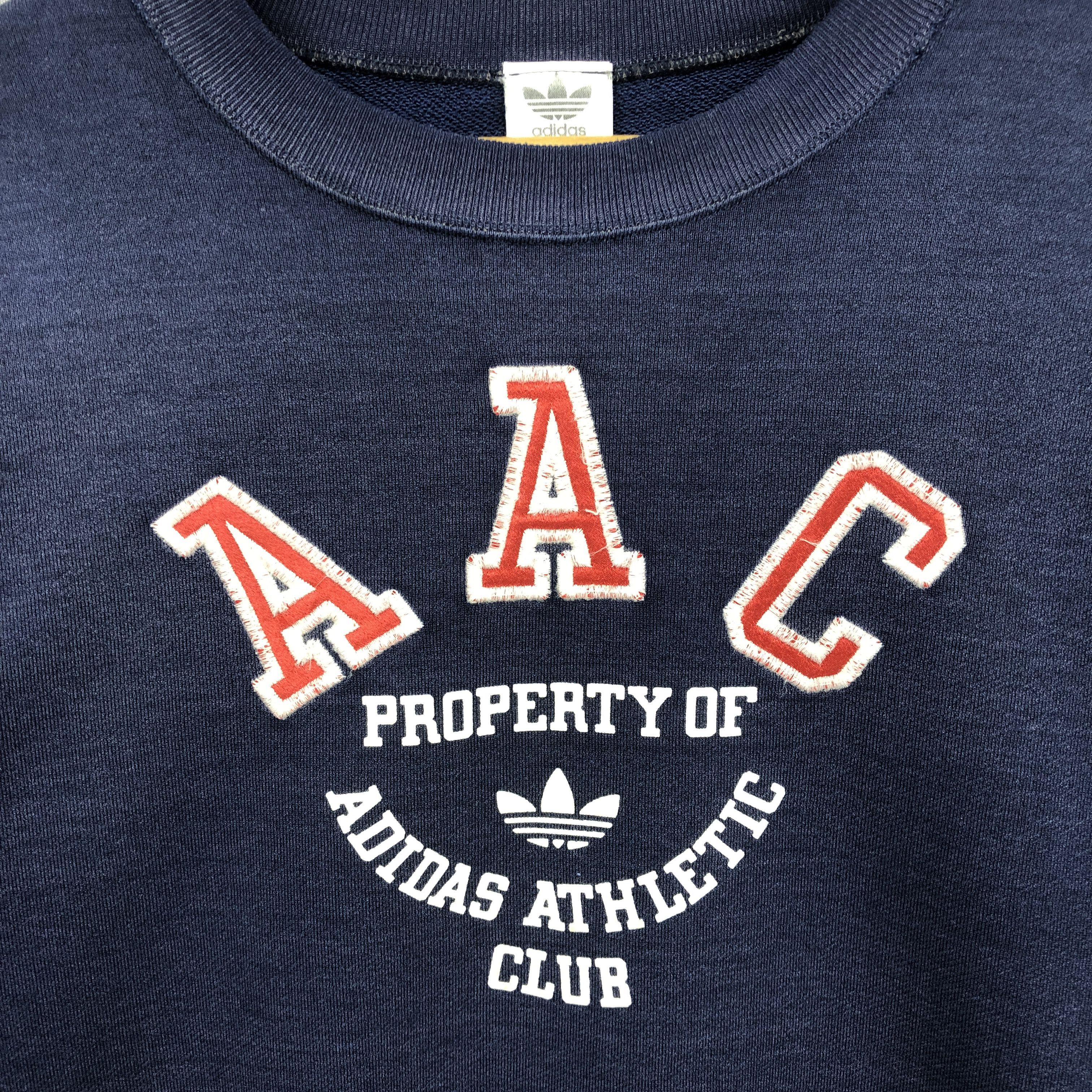 Adidas Vintage 90s Adidas Athletic Club Sweater Sweatshirt Jumper Size US L / EU 52-54 / 3 - 4 Thumbnail