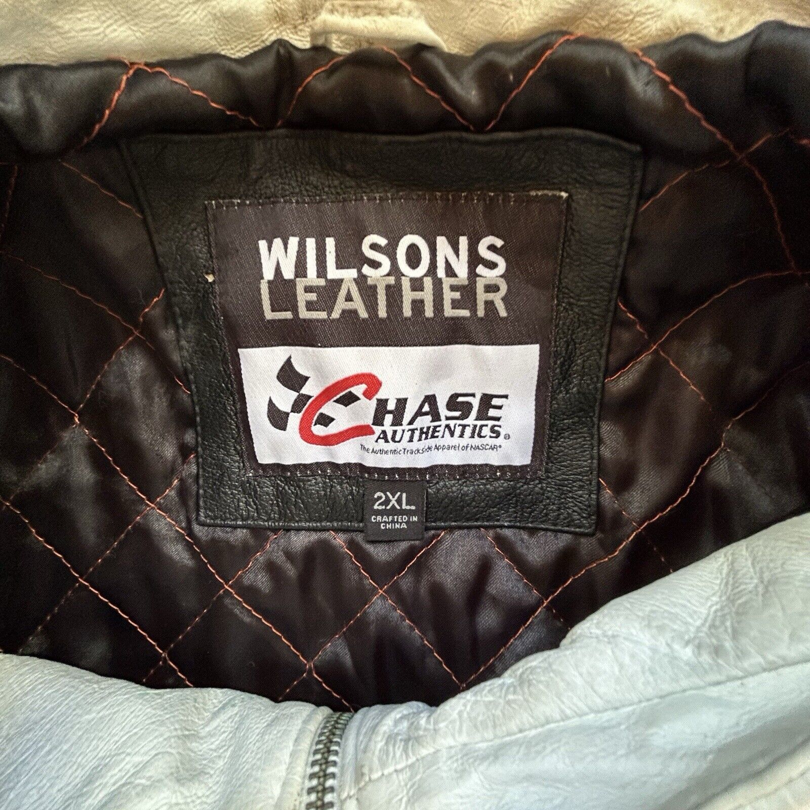 Vintage Nascar Leather Jacket Adult XXL Tony Stewart