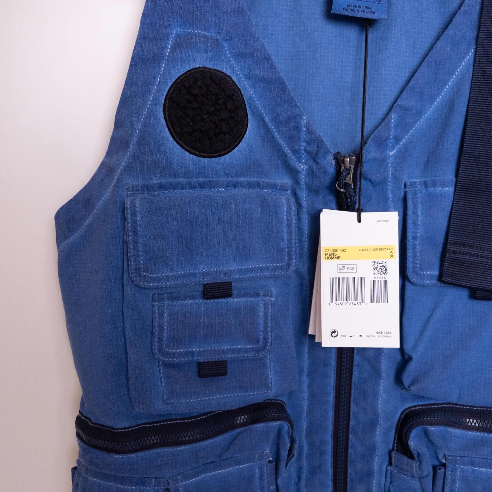 Nike ACG Nike ACG Watchman Peak Blue Utility Pocket Vest Small NEW Size US S / EU 44-46 / 1 - 6 Thumbnail