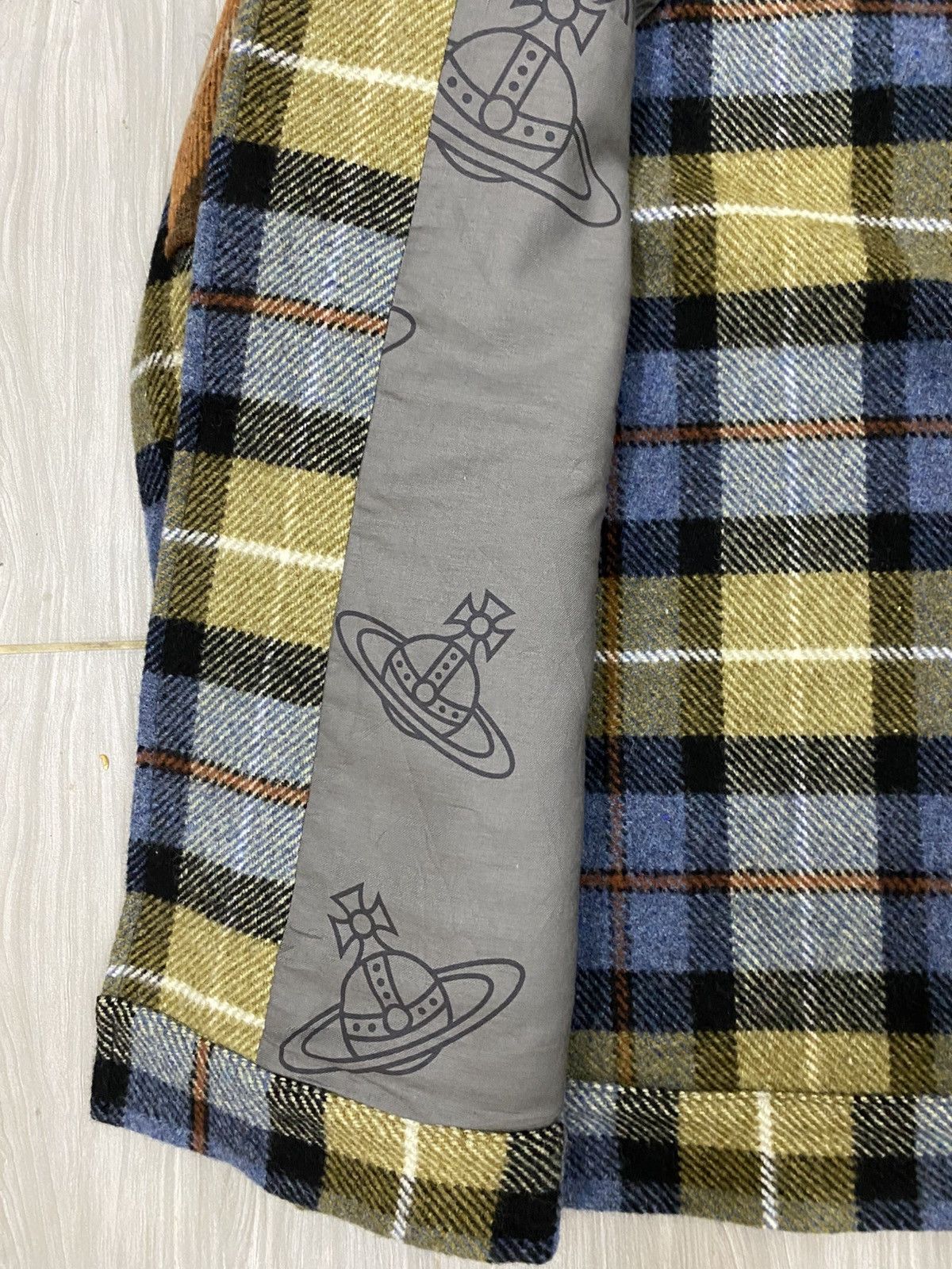 Vivienne Westwood Vivienne Westwood Man Plaid Wool Jacket Orb Lining Size US M / EU 48-50 / 2 - 11 Thumbnail