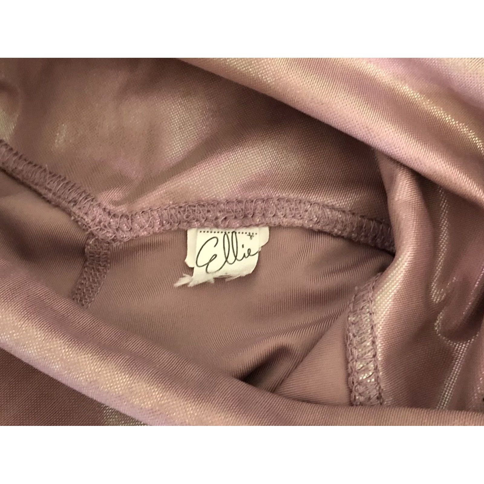 Vintage Ellie active Gym leggings 8-10 Pink Metallic High Rise Yoga Pants - Casual Size 30" / US 8 / IT 44 - 3 Thumbnail