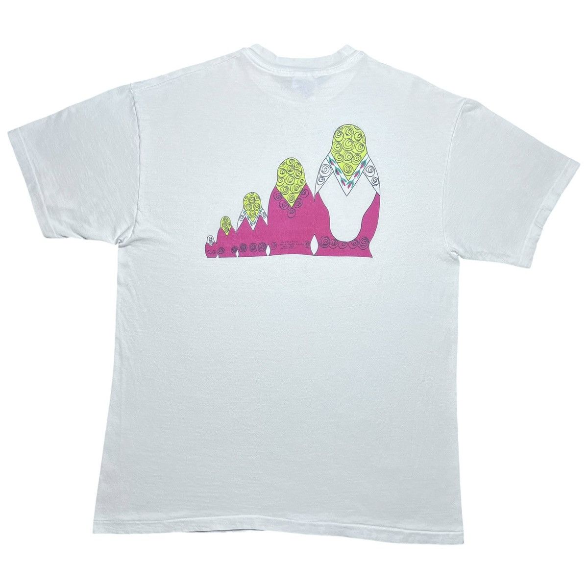 Other Vintage 1990s Matryoshka Doll Lydia Ruyle Art Graphic TShirt Size US L / EU 52-54 / 3 - 2 Thumbnail