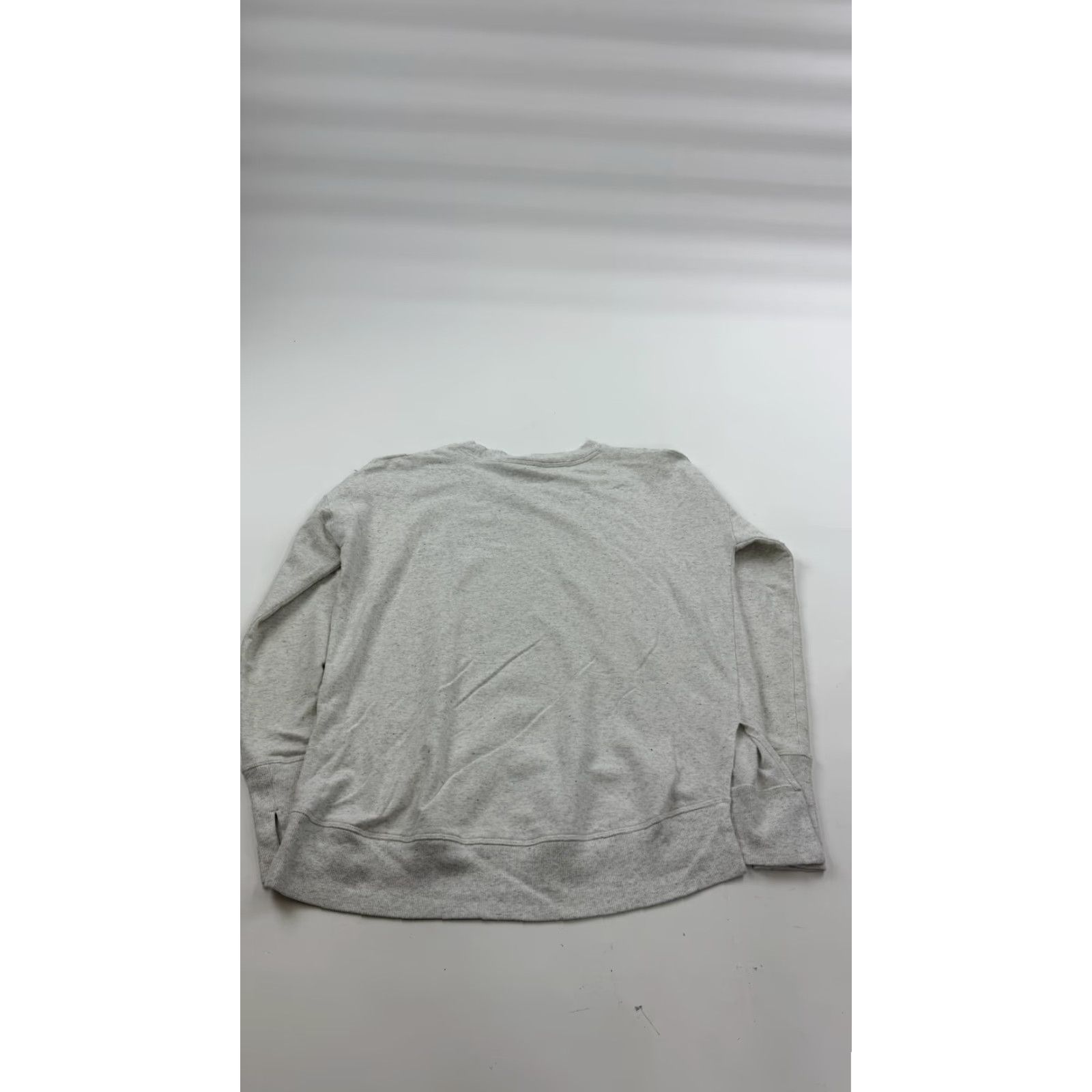 Athleta Athleta Sweatshirt Womens Small Gray Crewneck High Low Hem Side Slits Lounge Size S / US 4 / IT 40 - 7 Thumbnail