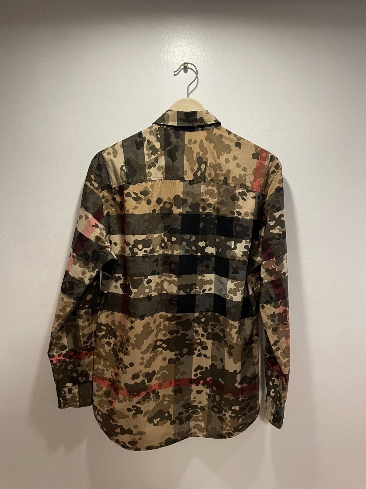Burberry Burberry Camouflage Check Poplin Shirt Size US S / EU 44-46 / 1 - 9 Thumbnail