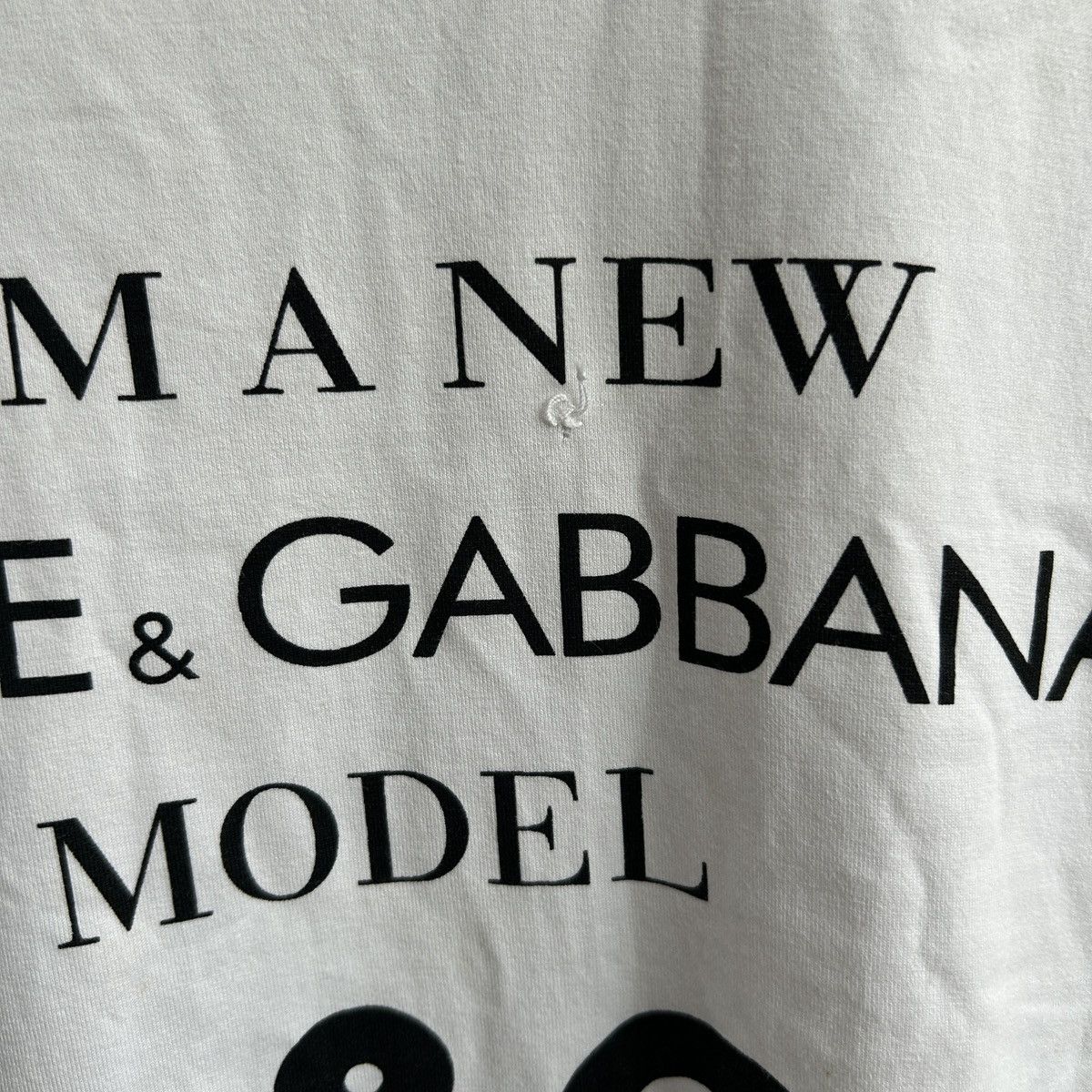 Japanese Brand DOLCE & GABBANA I AM NEW MODEL DOLCE & GABBANA Tshirt White Size US S / EU 44-46 / 1 - 7 Thumbnail