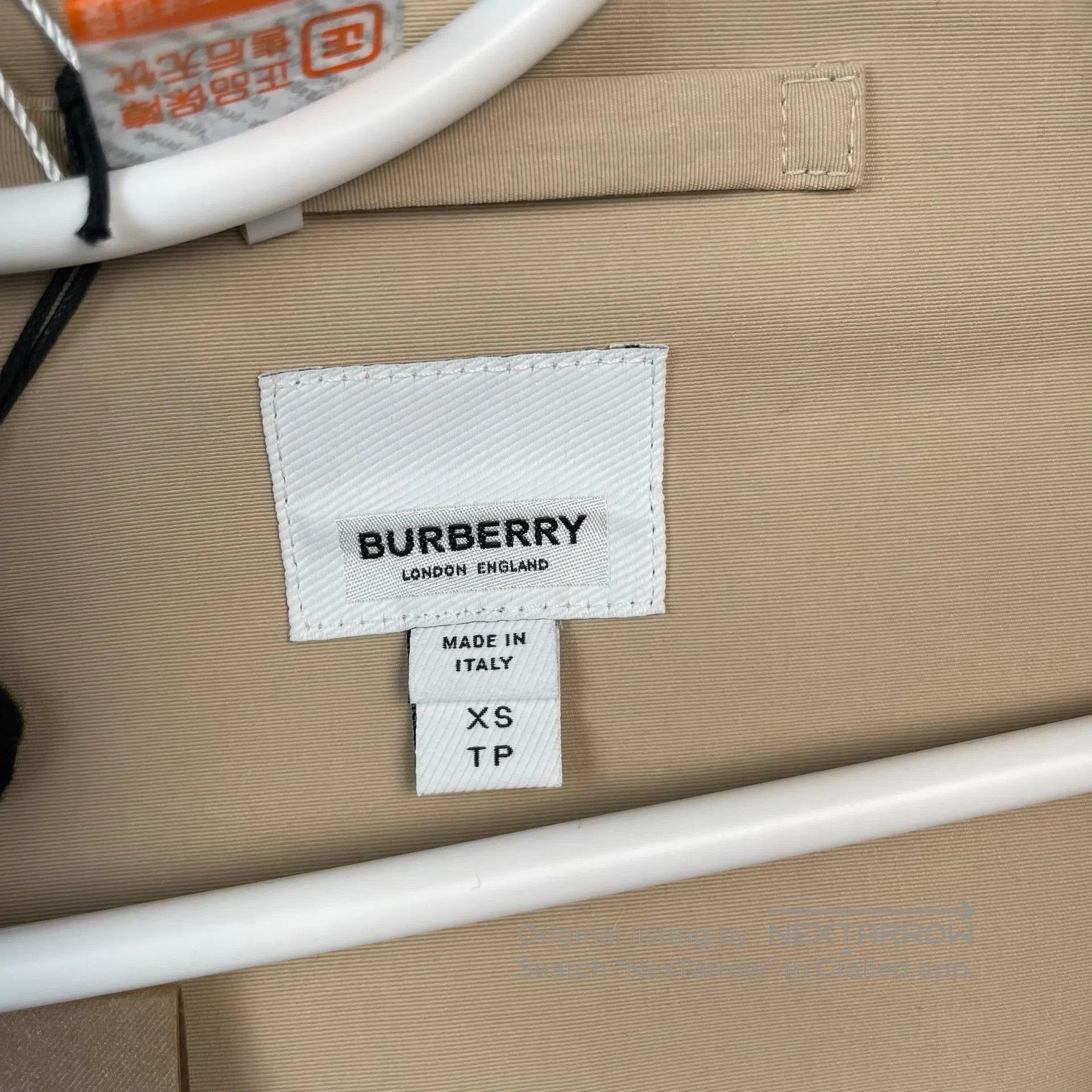 Burberry Burberry Khaki Windproof Coat Cotton Polyester Blend Windp Size US XL / EU 56 / 4 - 9 Thumbnail