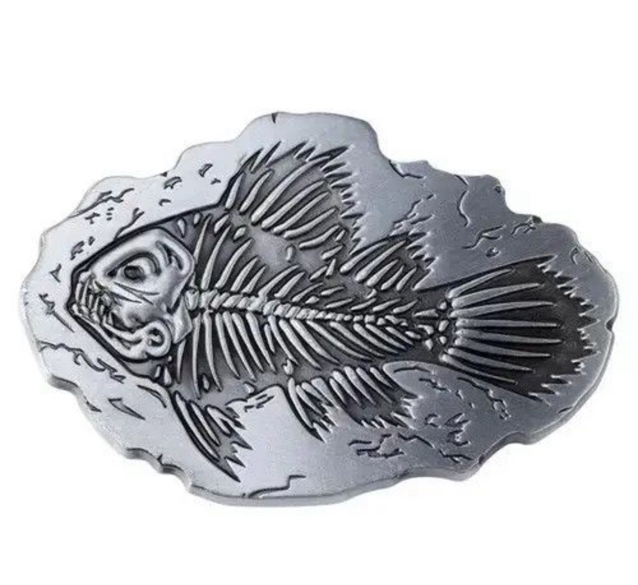 Other Fossil Fish Skeleton belt buckle ( no belt ) Size ONE SIZE - 1 Thumbnail