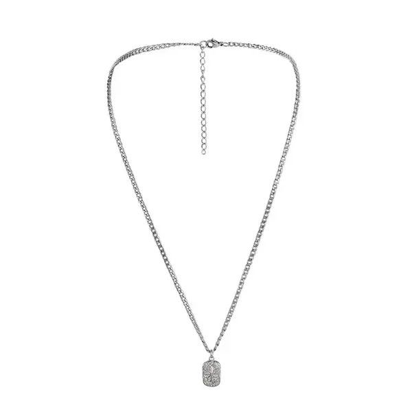 Jewelry Atsuko x Kato Simple Embossed Star Square Pendant Size ONE SIZE - 5 Thumbnail