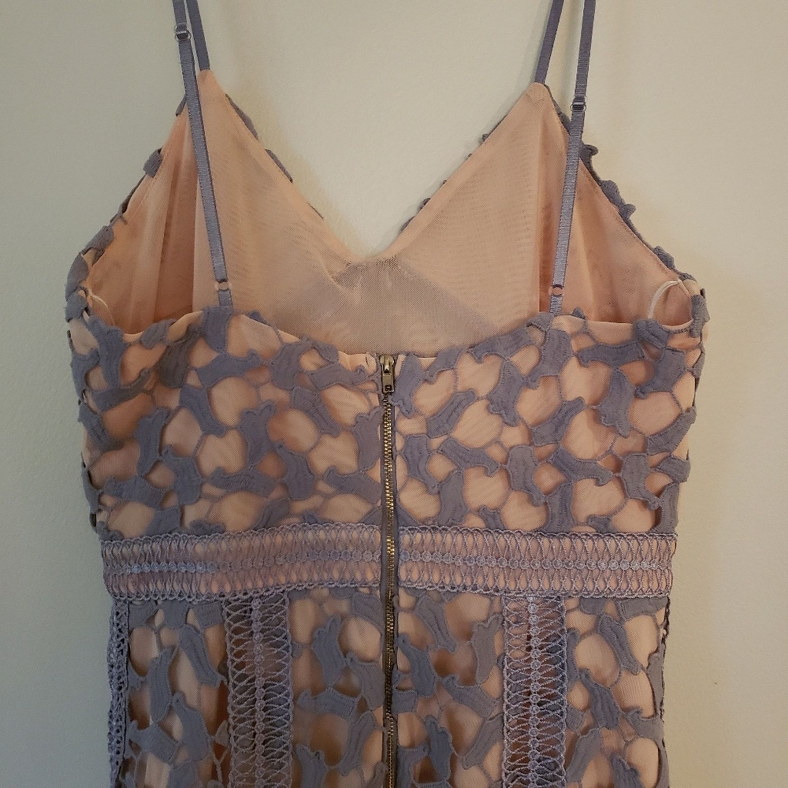 ELLIATT Revolve Elliatt Tingle Dress Lilac Lace Nude Slip Medium Size M / US 6-8 / IT 42-44 - 9 Thumbnail