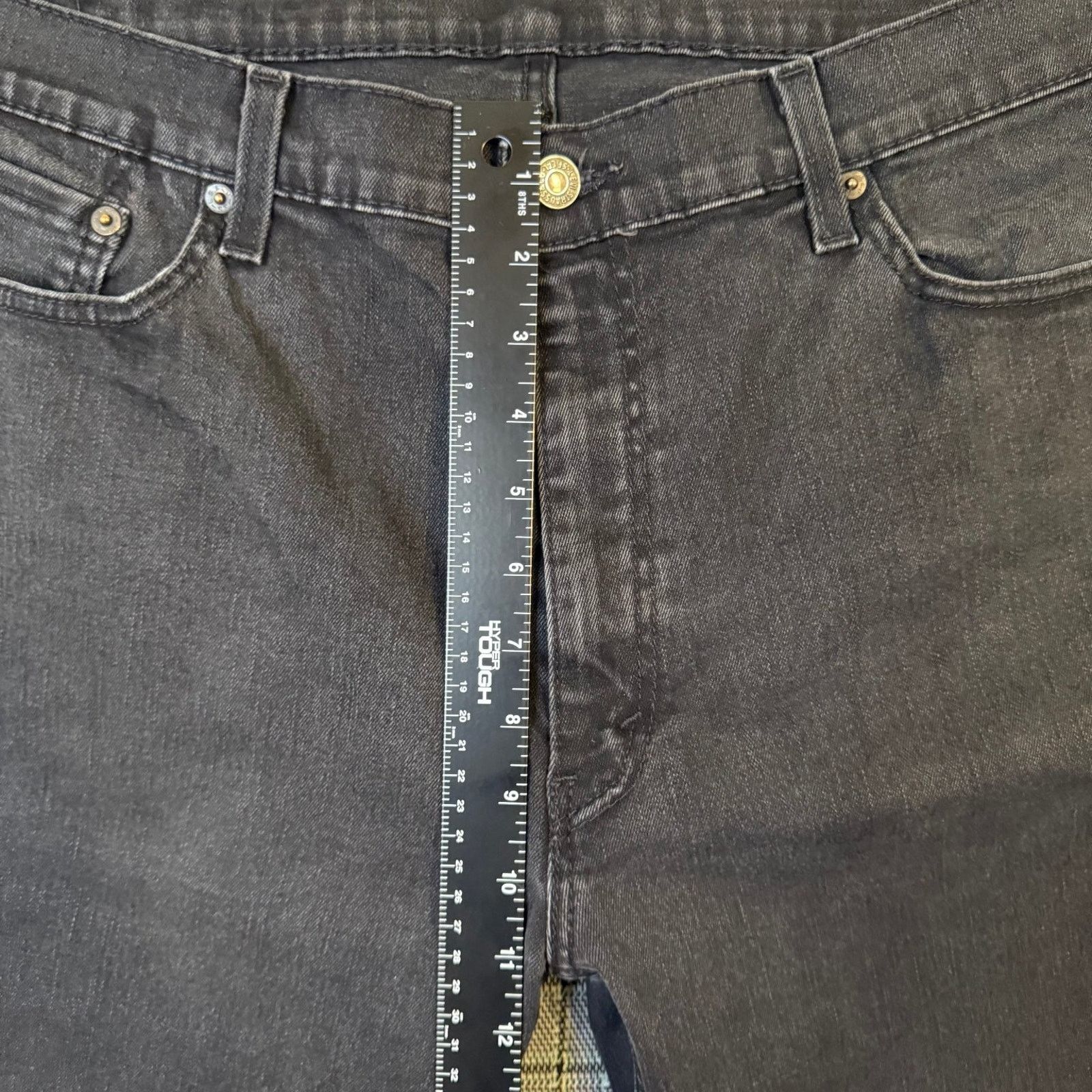 Levi's Levis 541 Men's Jeans Black Denim Straight Leg Stretch 38x36 Size US 38 / EU 54 - 4 Thumbnail