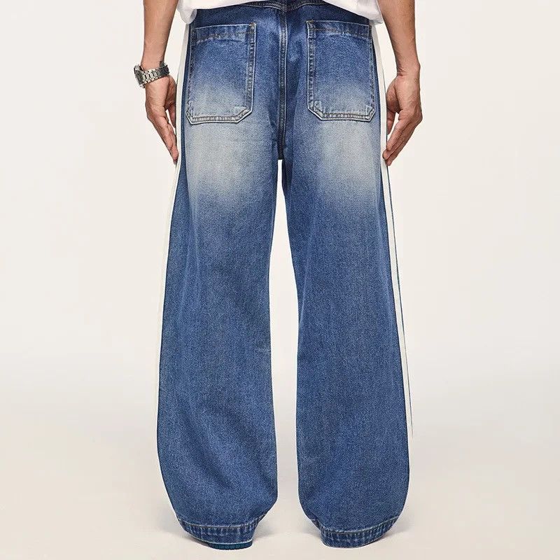 Jean × Vintage Men Classic Washed Wide Leg Jean Size US 29 - 4 Thumbnail