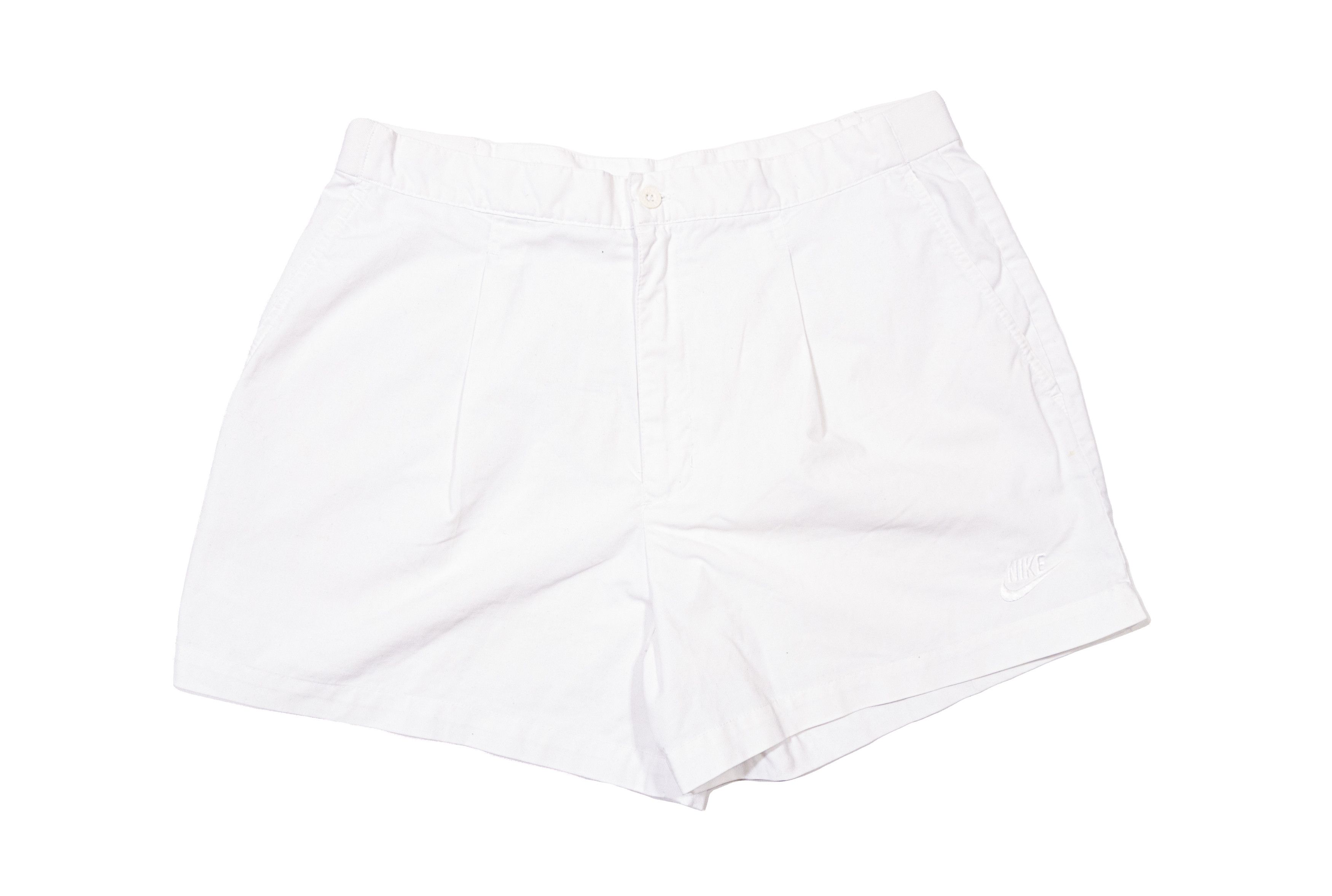Nike 90S Swoosh Logo Tennis Shorts Size US 34 / EU 50 - 1 Thumbnail