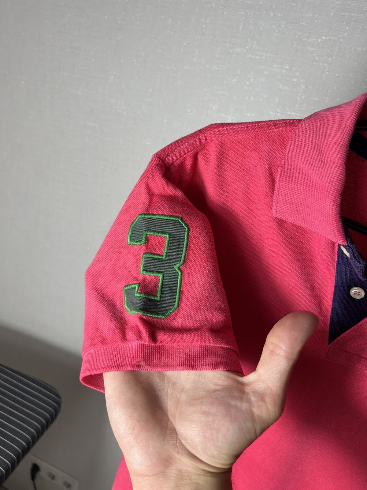 Polo Ralph Lauren Ralph Lauren Pink Polo Shirt M – Distressed / Faded Look Size US M / EU 48-50 / 2 - 11 Thumbnail