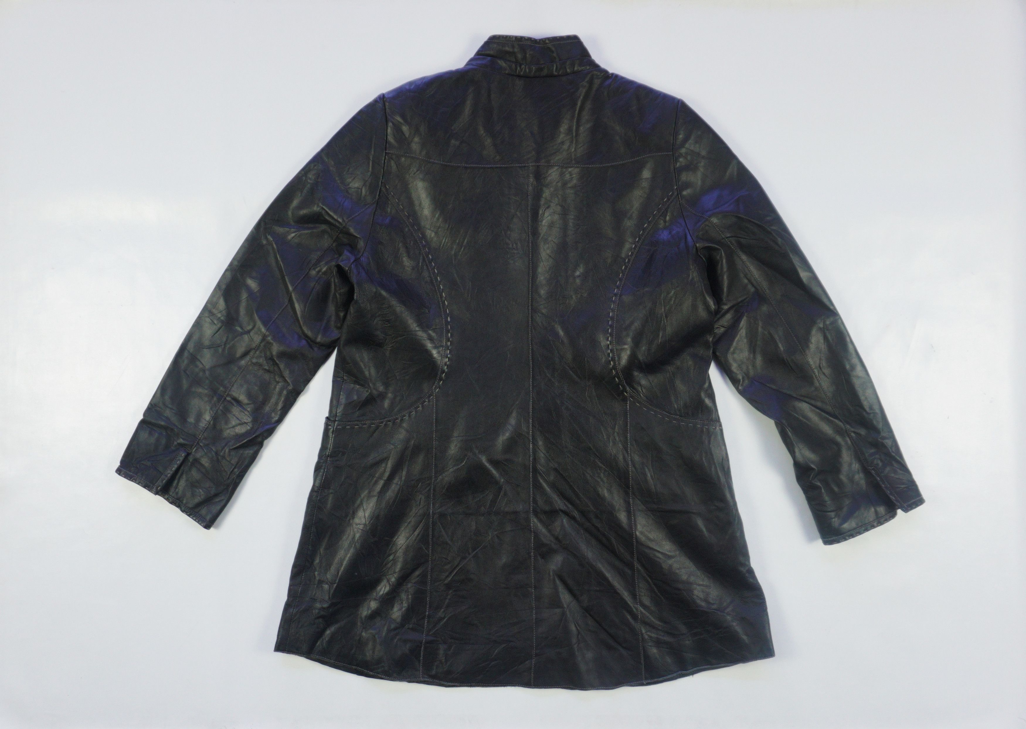 Balmain Balmain Paris Leather Women Size 11 Buttons Black Jacket Size XL / US 12-14 / IT 48-50 - 2 Thumbnail