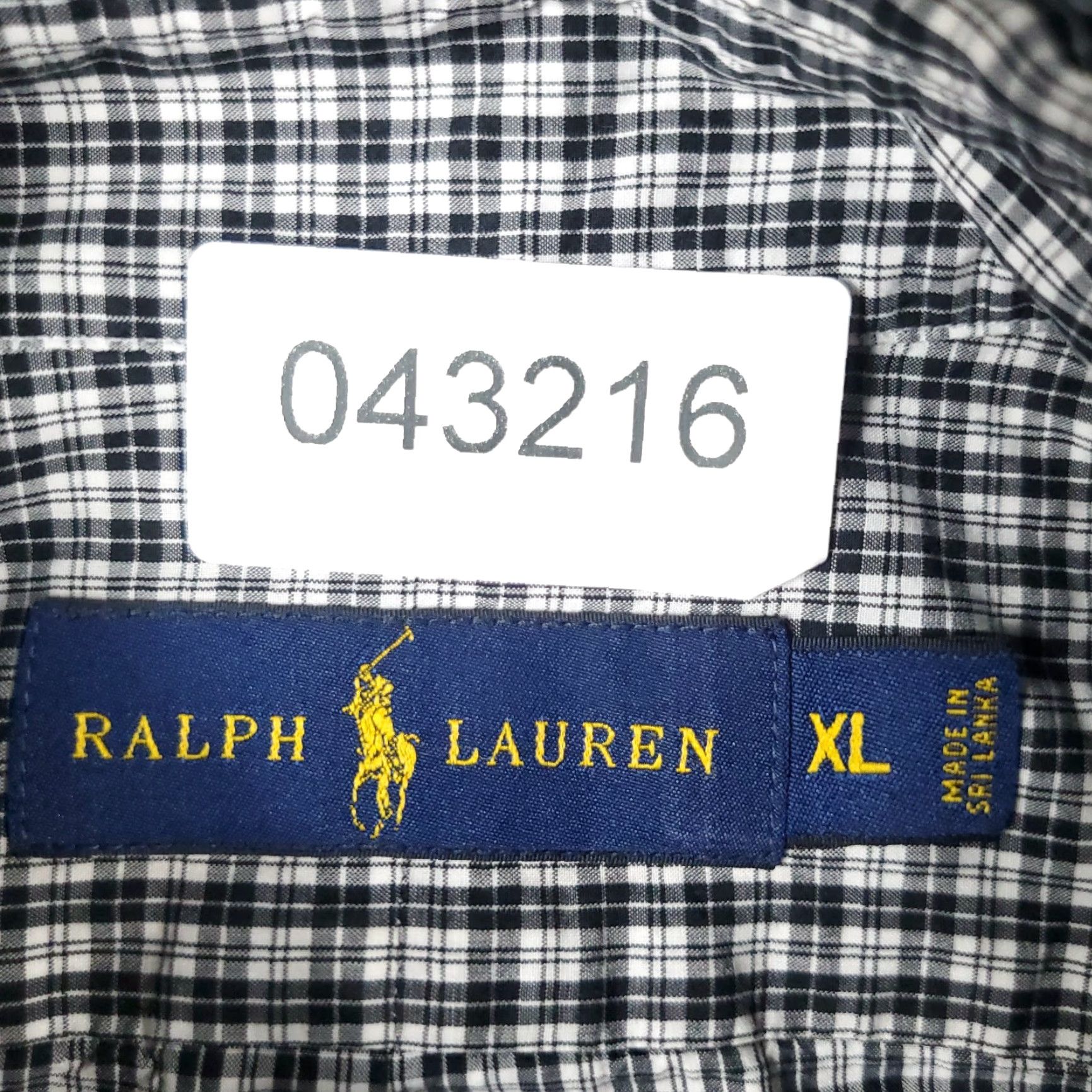 Ralph Lauren Ralph Lauren Shirt Mens XL Black Plaid Button-Up Casual Long Sleeve Polo Logo - Classic American Preppy Style (Button-Down) Size US XL / EU 56 / 4 - 7 Thumbnail