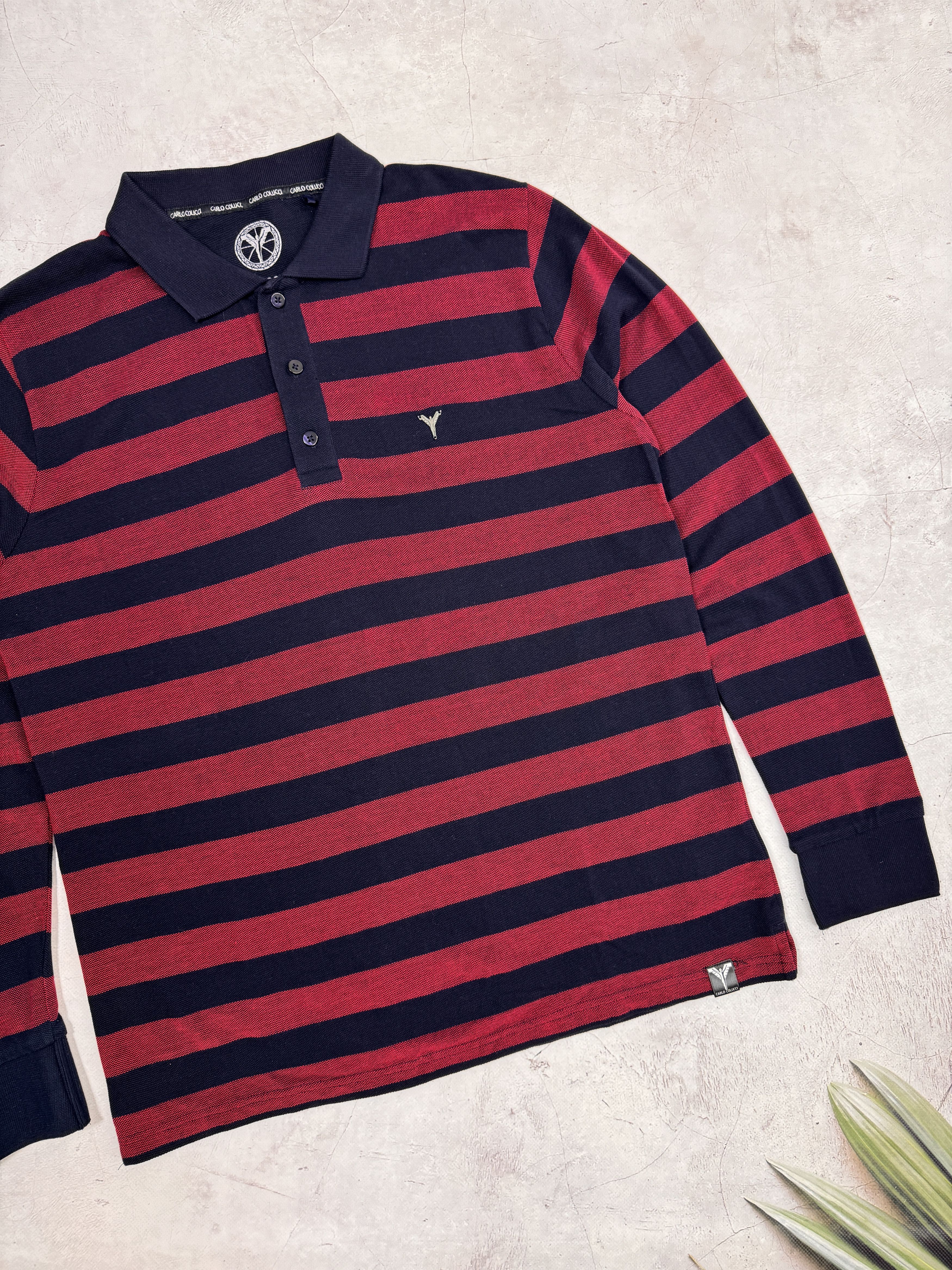 Carlo Colucci × Designer Carlo Colucci Polo T-Shirt Long Sleeve Size US M / EU 48-50 / 2 - 4 Thumbnail