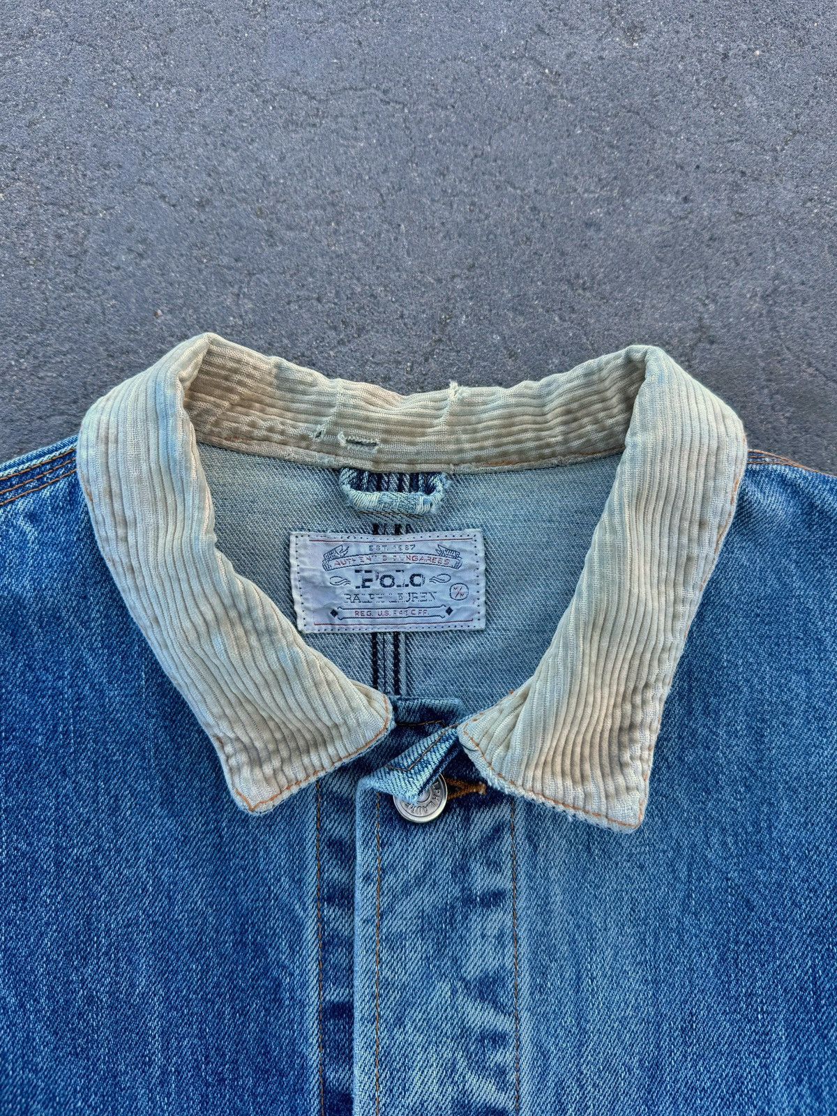 Polo Ralph Lauren × Vintage Rare Vintage 80s Polo Ralph Lauren Faded Jacket Size US M / EU 48-50 / 2 - 4 Thumbnail