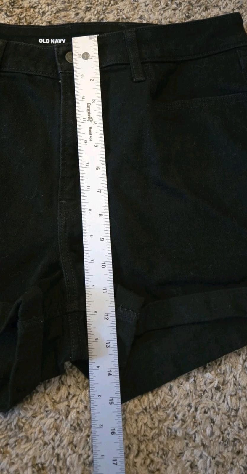 Old Navy Old Navy Womens High Rise Wow HR Short Black Jack Jean Short Size 36" / US 14 / IT 50 - 10 Thumbnail