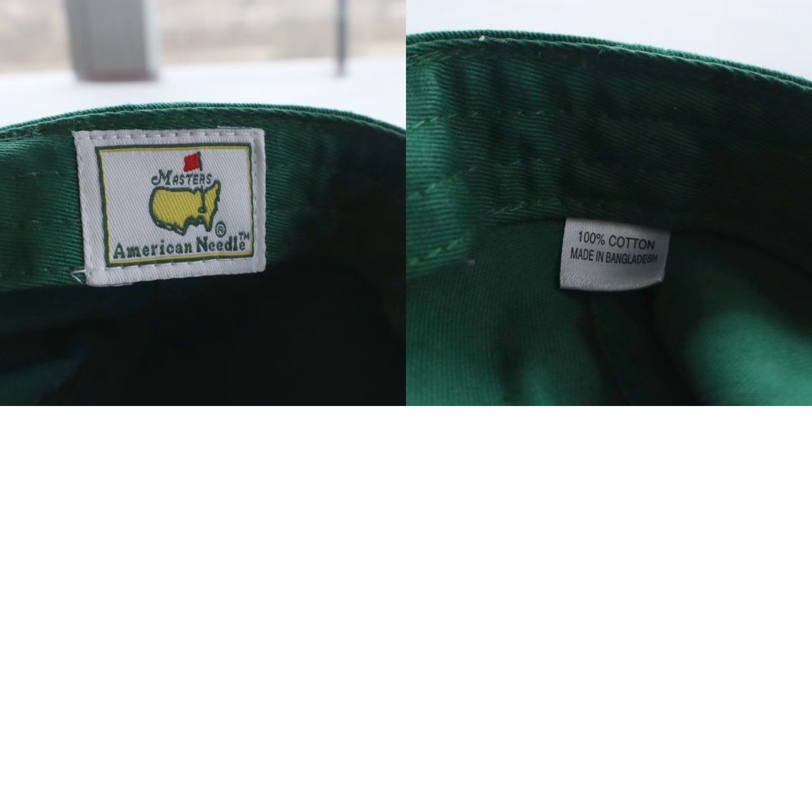 American Needle VINTAGE American Needle The Masters 2015 Green Golf Strapback Hat Men's OS Size ONE SIZE - 8 Thumbnail