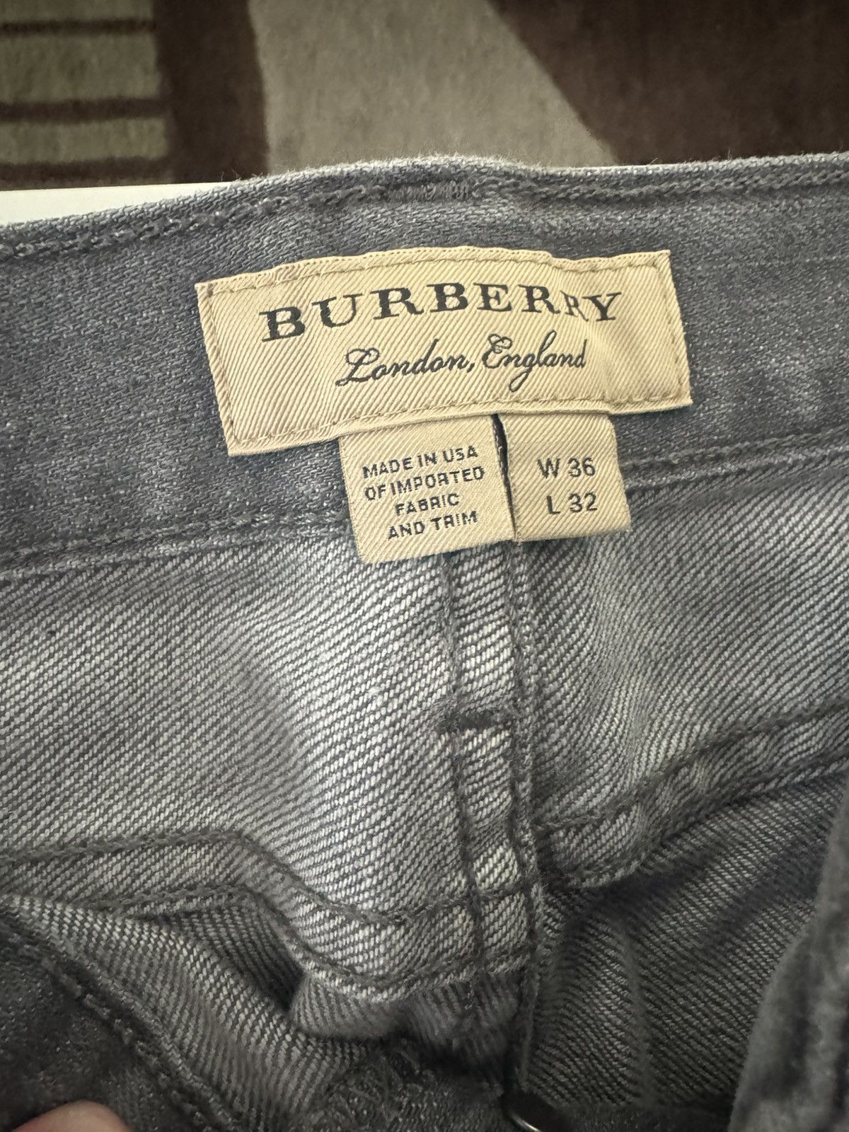 Burberry Burberry jeans Size US 36 / EU 52 - 2 Thumbnail