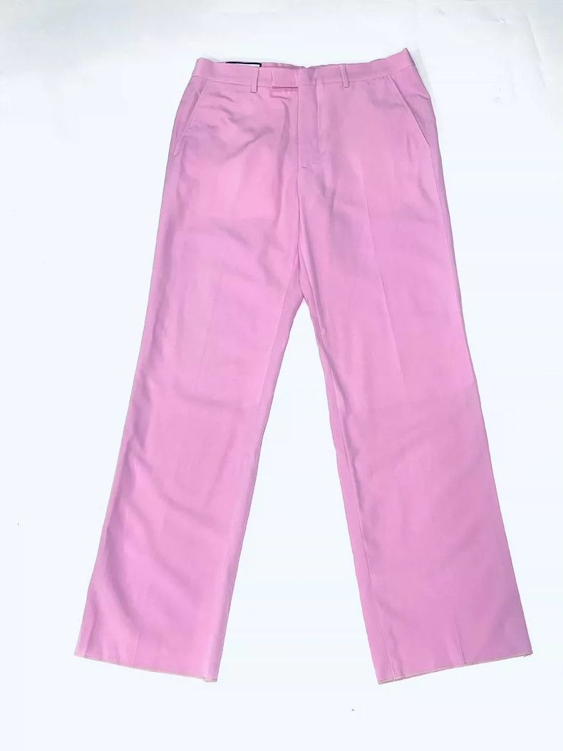Gucci Gucci Pink 100% wool casual trousers 2502-Nextarrow Size US 32 / EU 48 - 1 Thumbnail