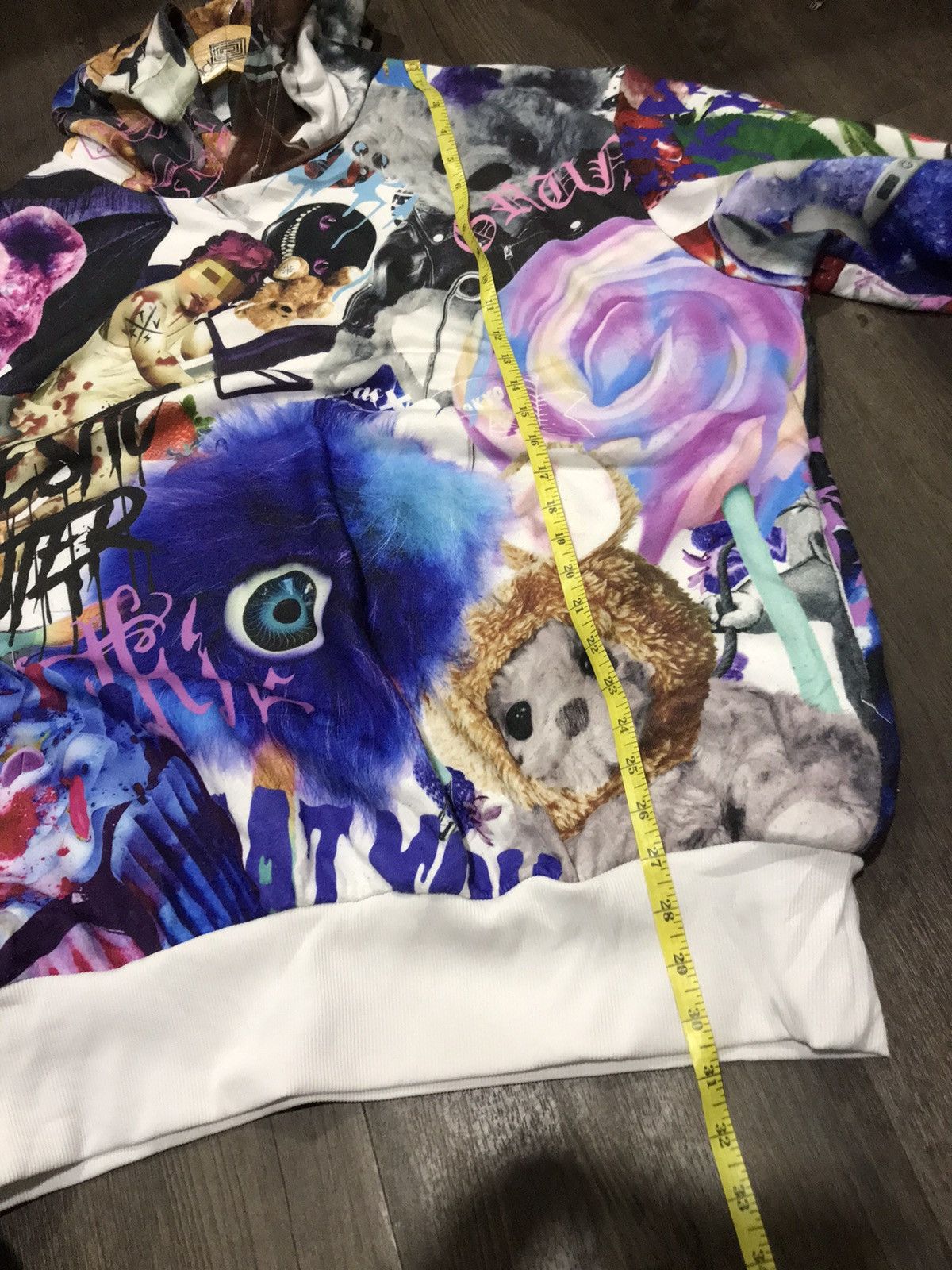Japanese Brand Rare! Tavas Tokyo Halloween Bear Fullprint Hoodie Size US L / EU 52-54 / 3 - 6 Thumbnail