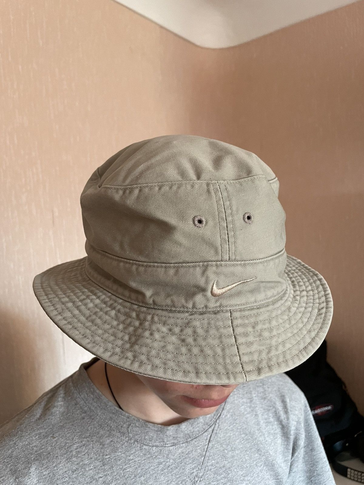 Nike × Vintage Vintage Nike Panama Hat Cap Size ONE SIZE - 1 Thumbnail