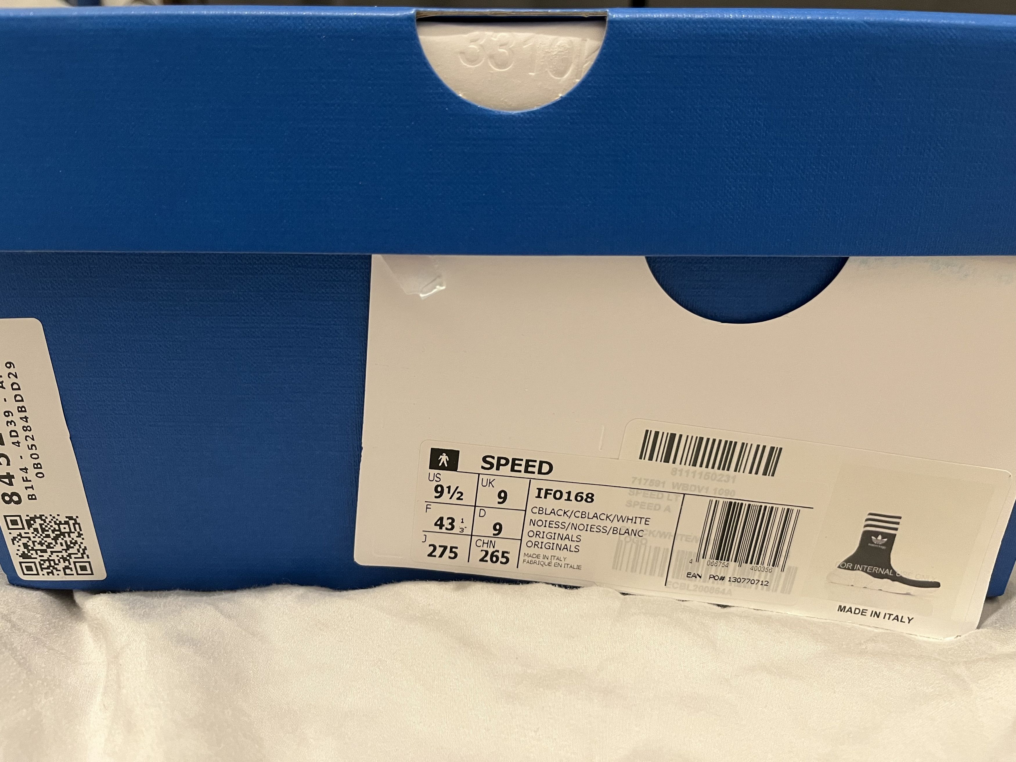 Adidas × Balenciaga Balenciaga X Adidas Speed Black & White Size US 9.5 / EU 42-43 - 3 Thumbnail