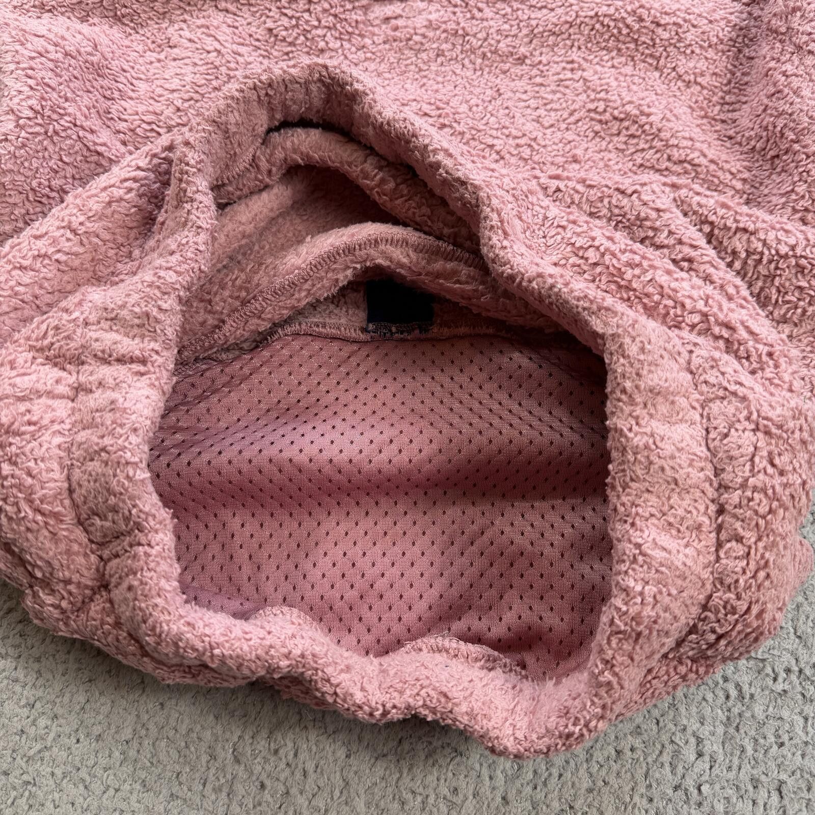 Patagonia Patagonia Pink Sherpa Fleece Hoodie Youth L Quarter Jacket Size L / US 10 / IT 46 - 5 Thumbnail