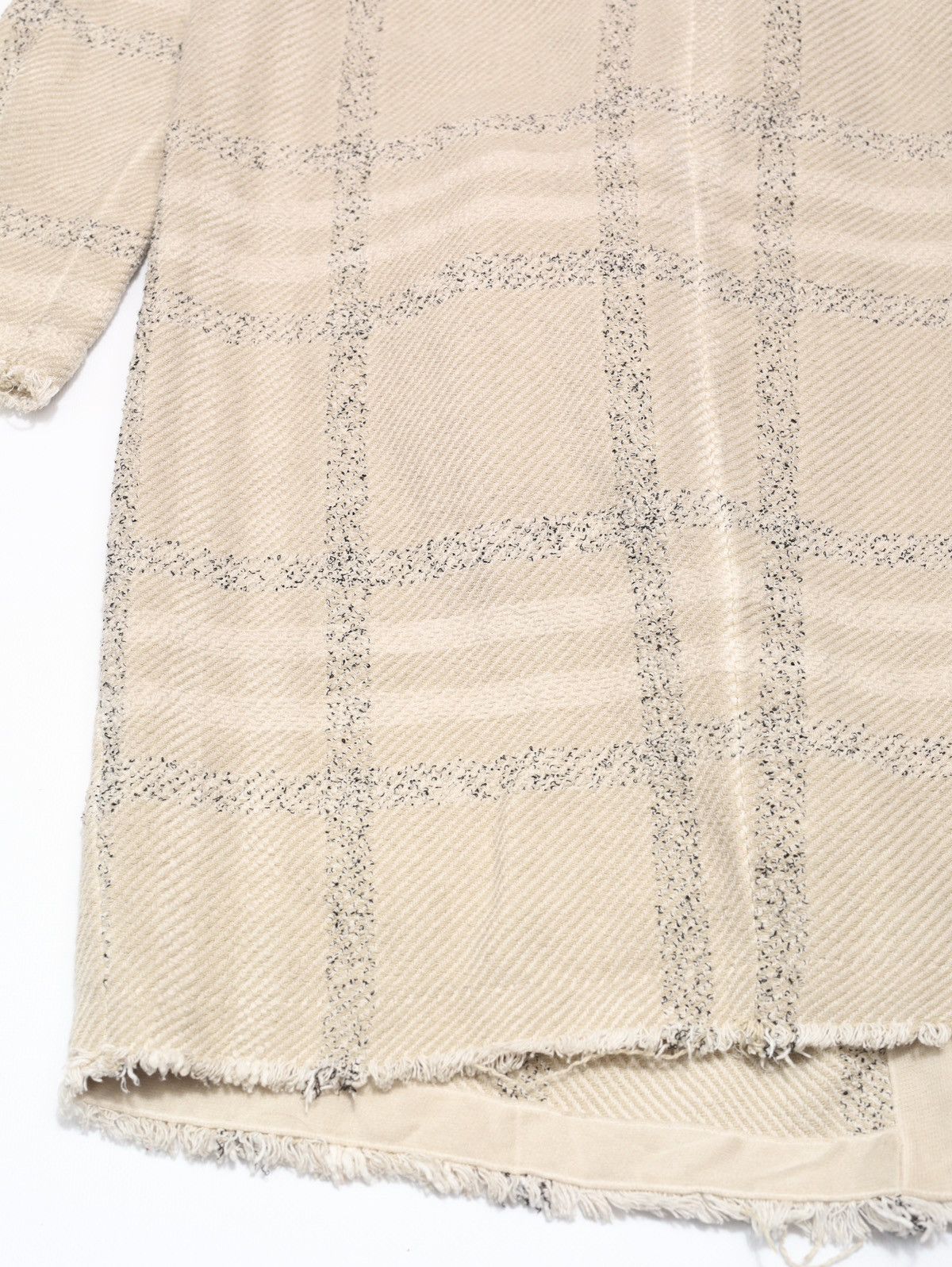 Transit Transit Par Such Cotton Plaid Check Beige Coat Size M / US 6-8 / IT 42-44 - 18 Thumbnail