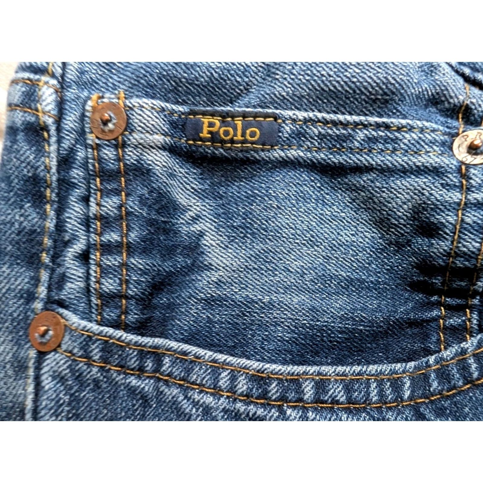 Polo Ralph Lauren Polo Ralph Lauren Jeans Slim Straight Varick Blue 40x32 Men’s Denim Vintage No Size US L / EU 52-54 / 3 - 5 Thumbnail