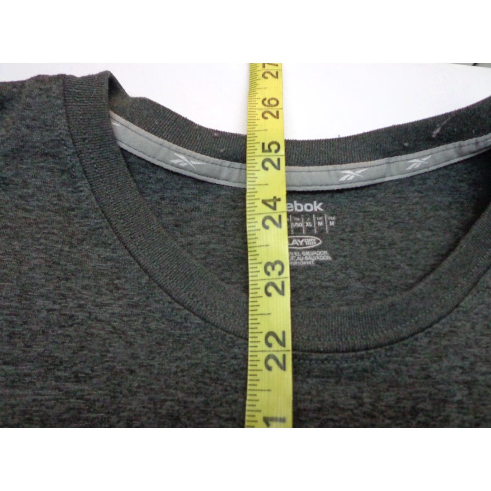 Reebok Reebok T Shirt Mens Size M Gray Heather PlayDry Crew Neck Short Sleeve Activewear Basic 90s 2000s Size US M / EU 48-50 / 2 - 5 Thumbnail