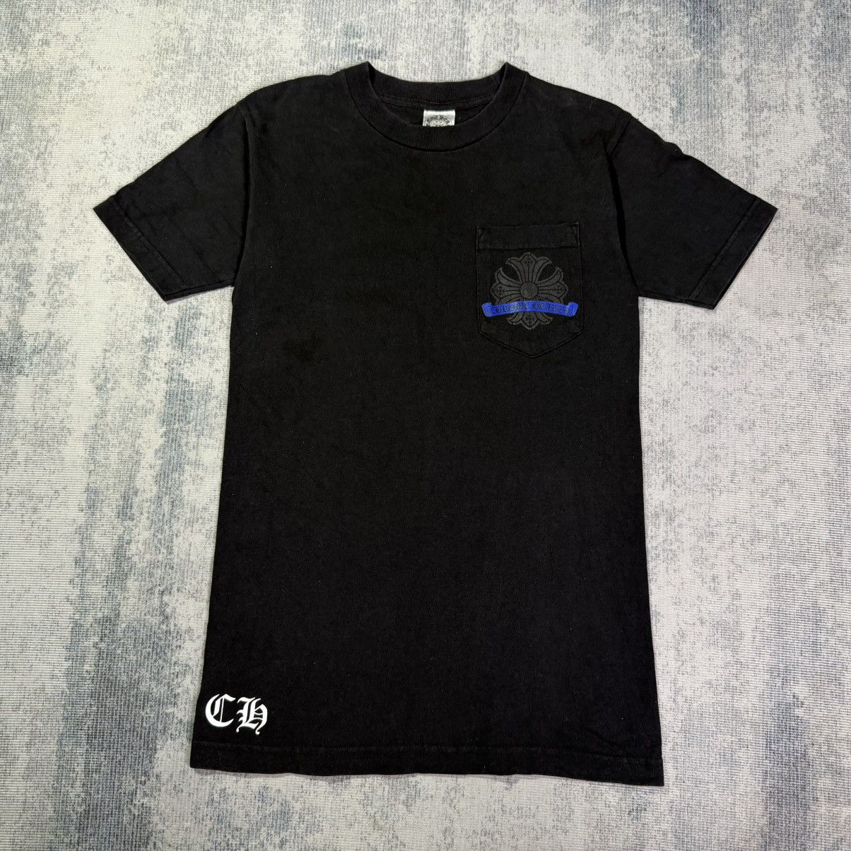 Chrome Hearts 2000s Y2K Blue Horseshoe Scroll Size US S / EU 44-46 / 1 - 2 Thumbnail