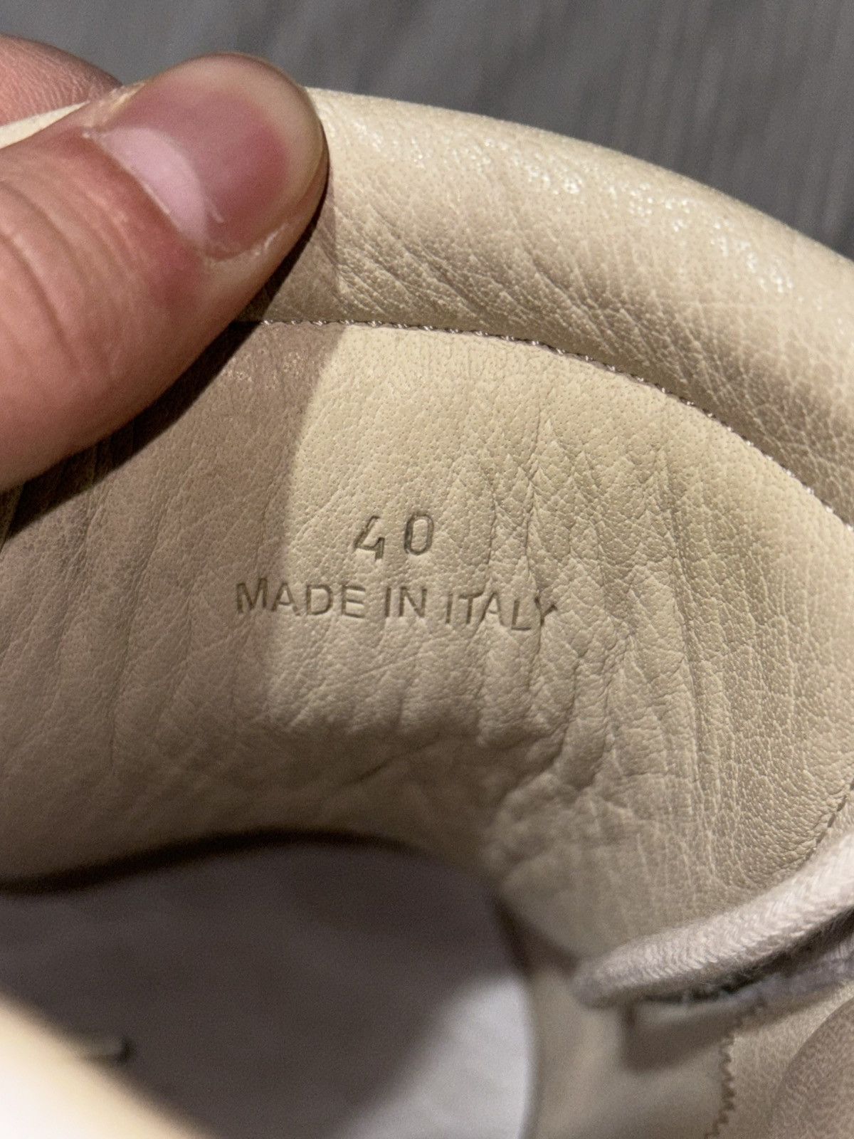 Maison Margiela 40 Maison Margiela Future Low White Leather