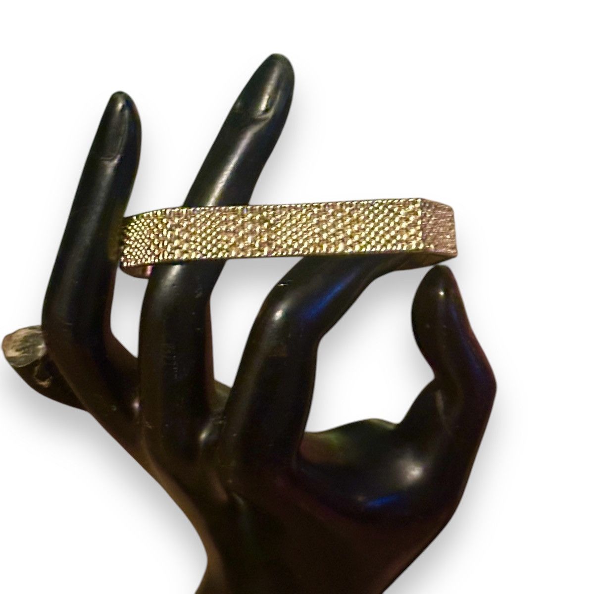 Vintage Vintage gold tone angular cuff bangle bracelet Size ONE SIZE - 3 Thumbnail