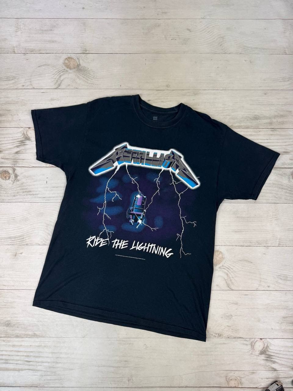 Band Tees Metallica Ride The Lightning 2010 T- Shirt Size US L / EU 52-54 / 3 - 1 Thumbnail