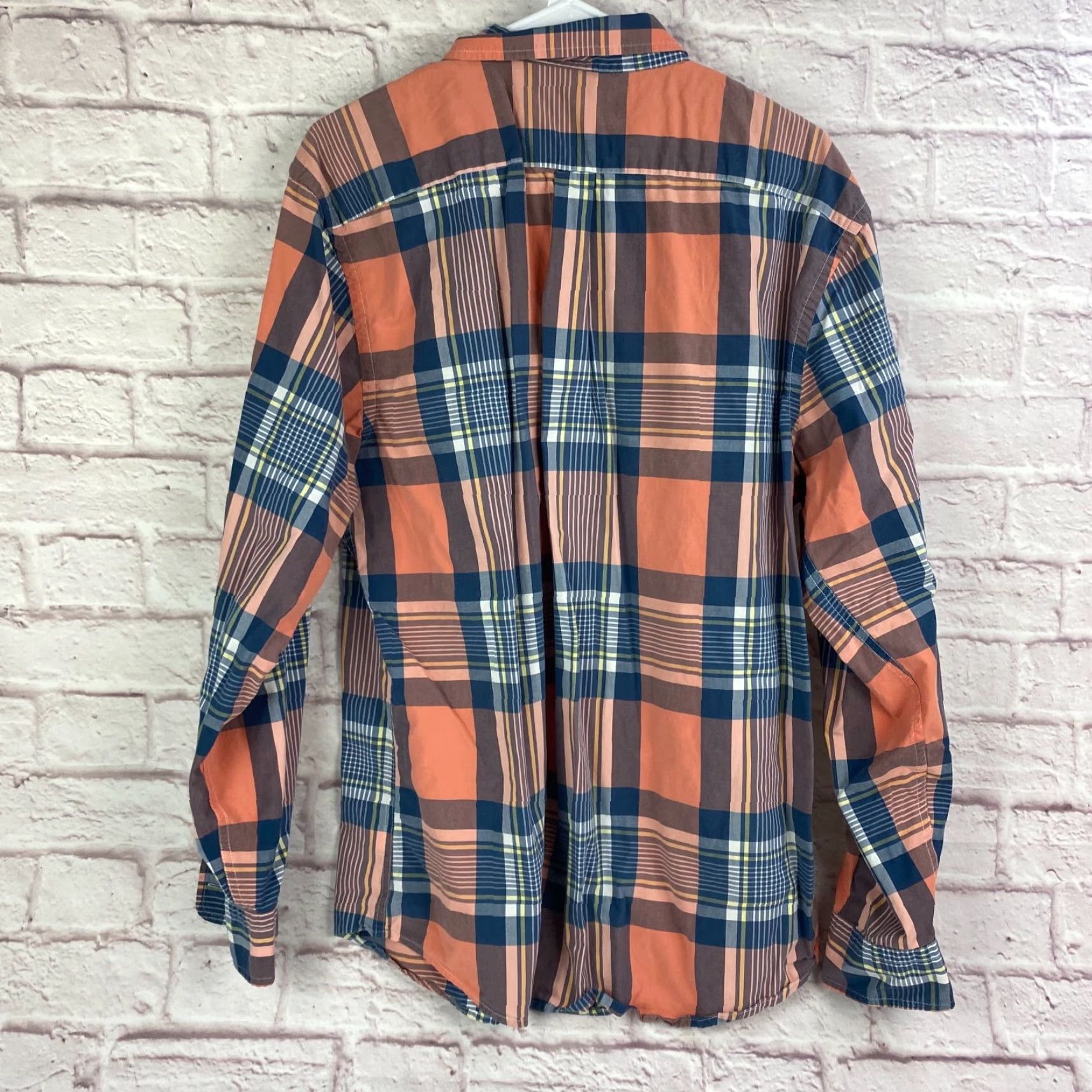 Gap Gap Mens Button-Up Shirt Plaid Check Long Sleeve 100% Cotton XL Classic Fit Casual Size US XL / EU 56 / 4 - 2 Thumbnail