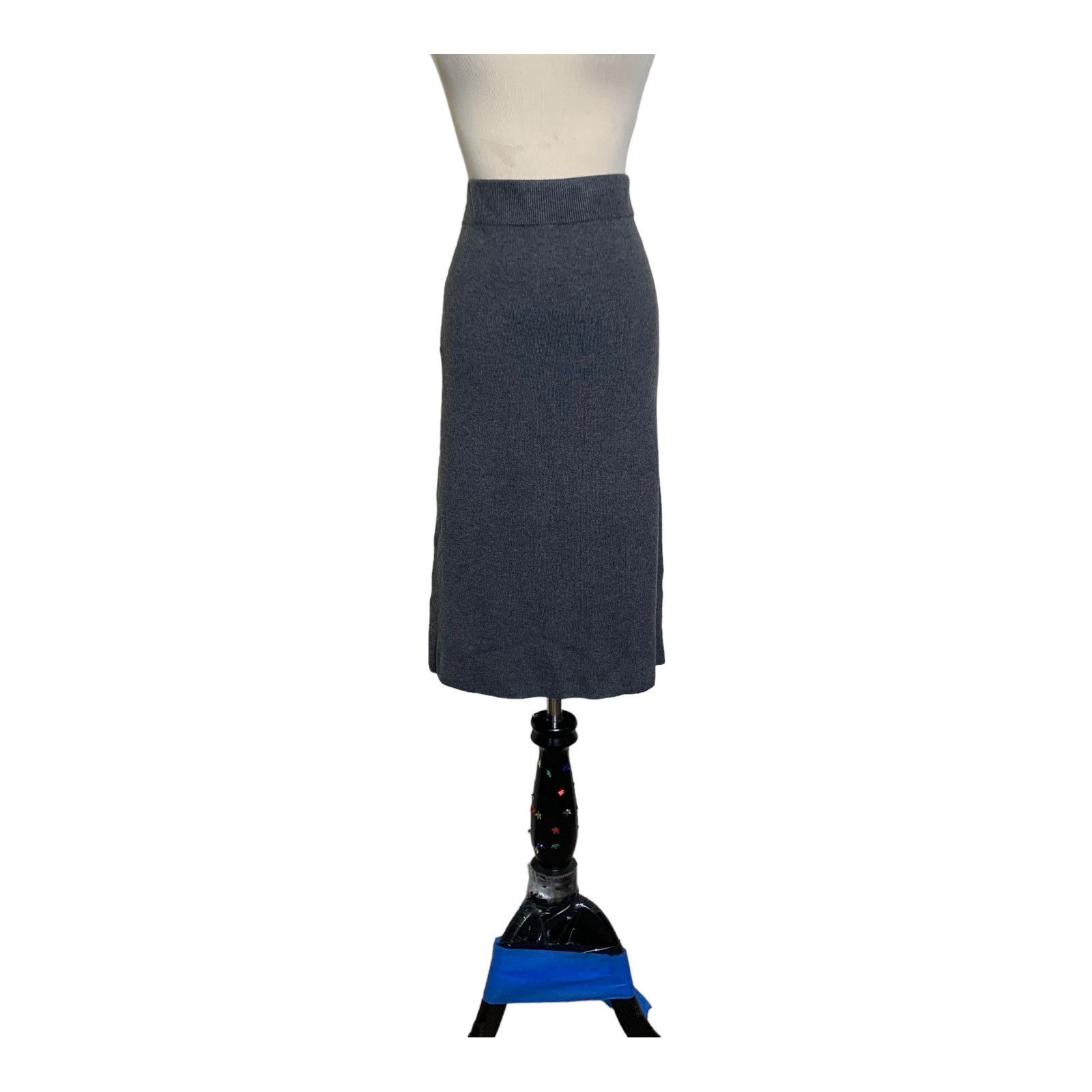 Banana Republic Banana Republic gray knee length pull on skirt size M Size 30" / US 8 / IT 44 - 11 Thumbnail