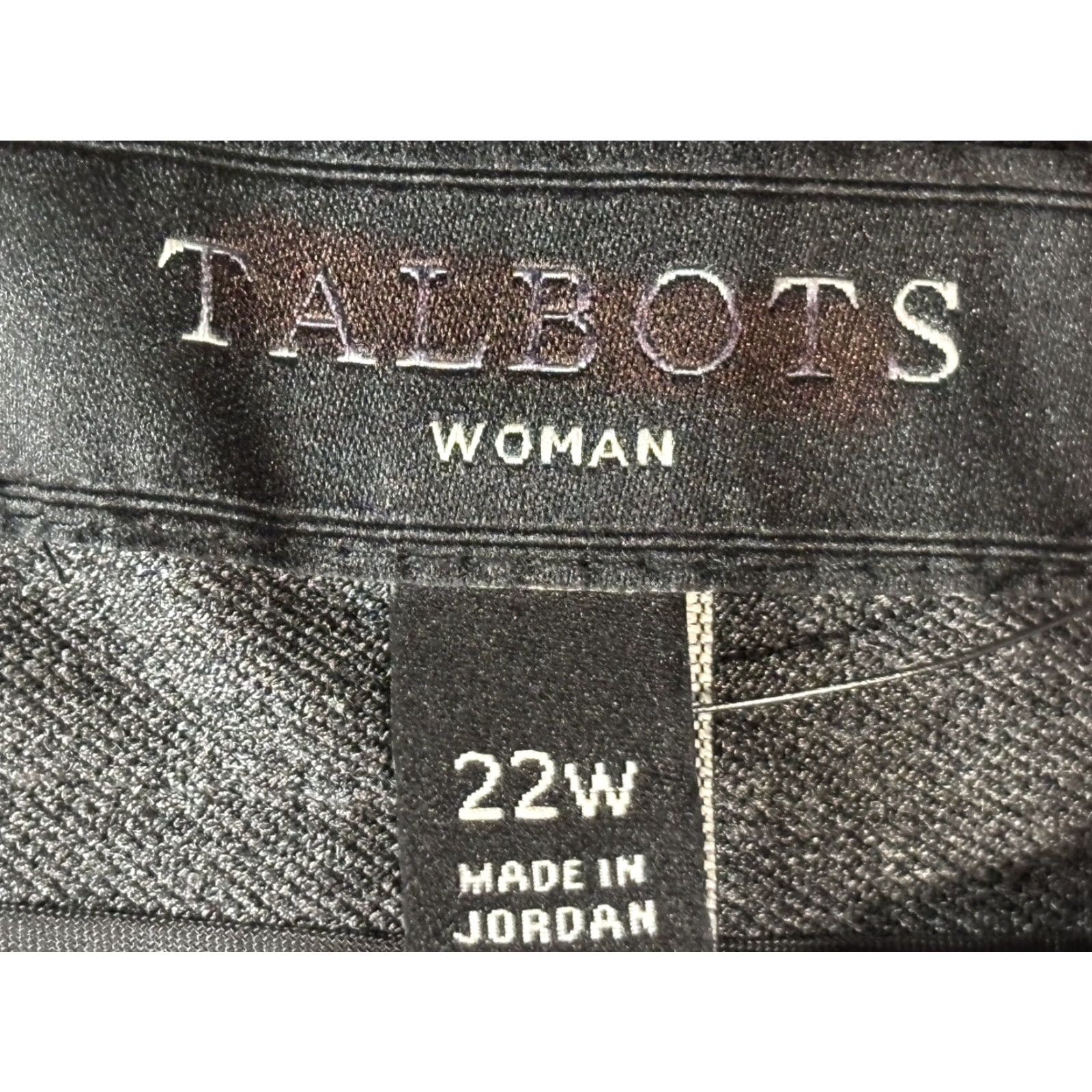 Talbots Talbots NEW! Grey Dress Pants Size 22W Plus Stretch Elastic Sides Size 40" / US 18 - 6 Thumbnail