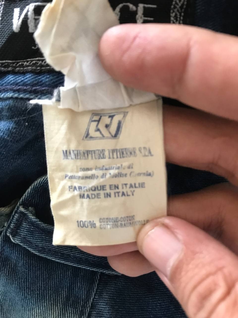 Indigo × Versace × Versace Jeans Couture Vintage Versace Faded Shorts Size US 30 / EU 46 - 6 Thumbnail