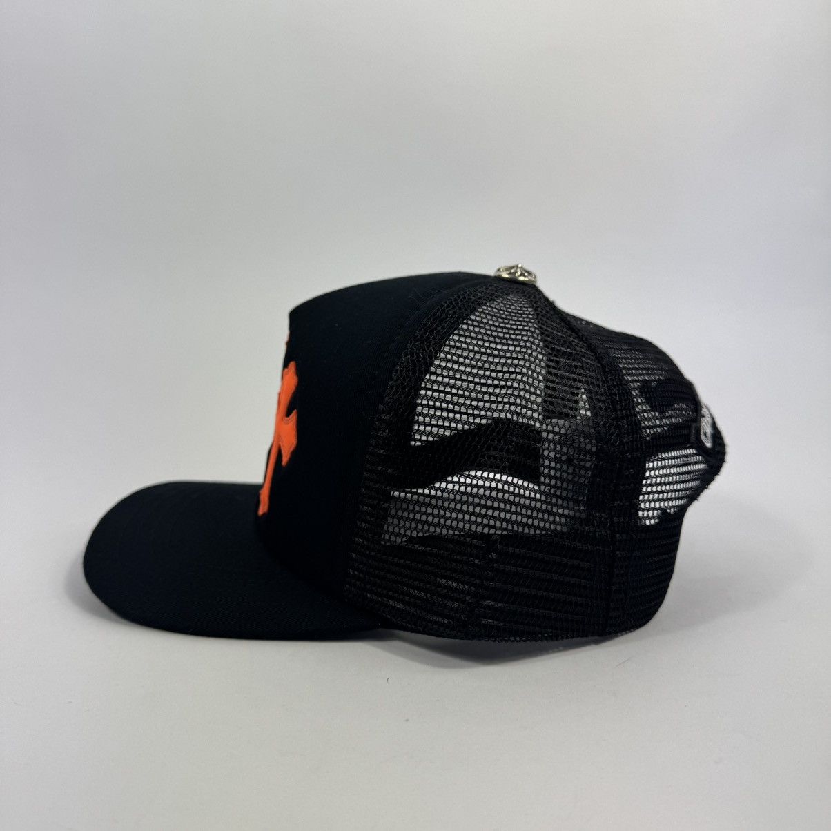 Chrome Hearts TRIPLE ORANGE CROSS PATCH TRUCKER CAP Size ONE SIZE - 2 Thumbnail