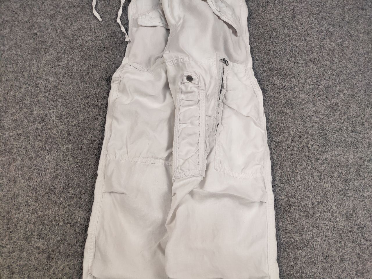 Freeman T. Porter Vintage Freeman T Porter Cargo Zip Linen Pants Y2k style Size US 34 / EU 50 - 5 Thumbnail