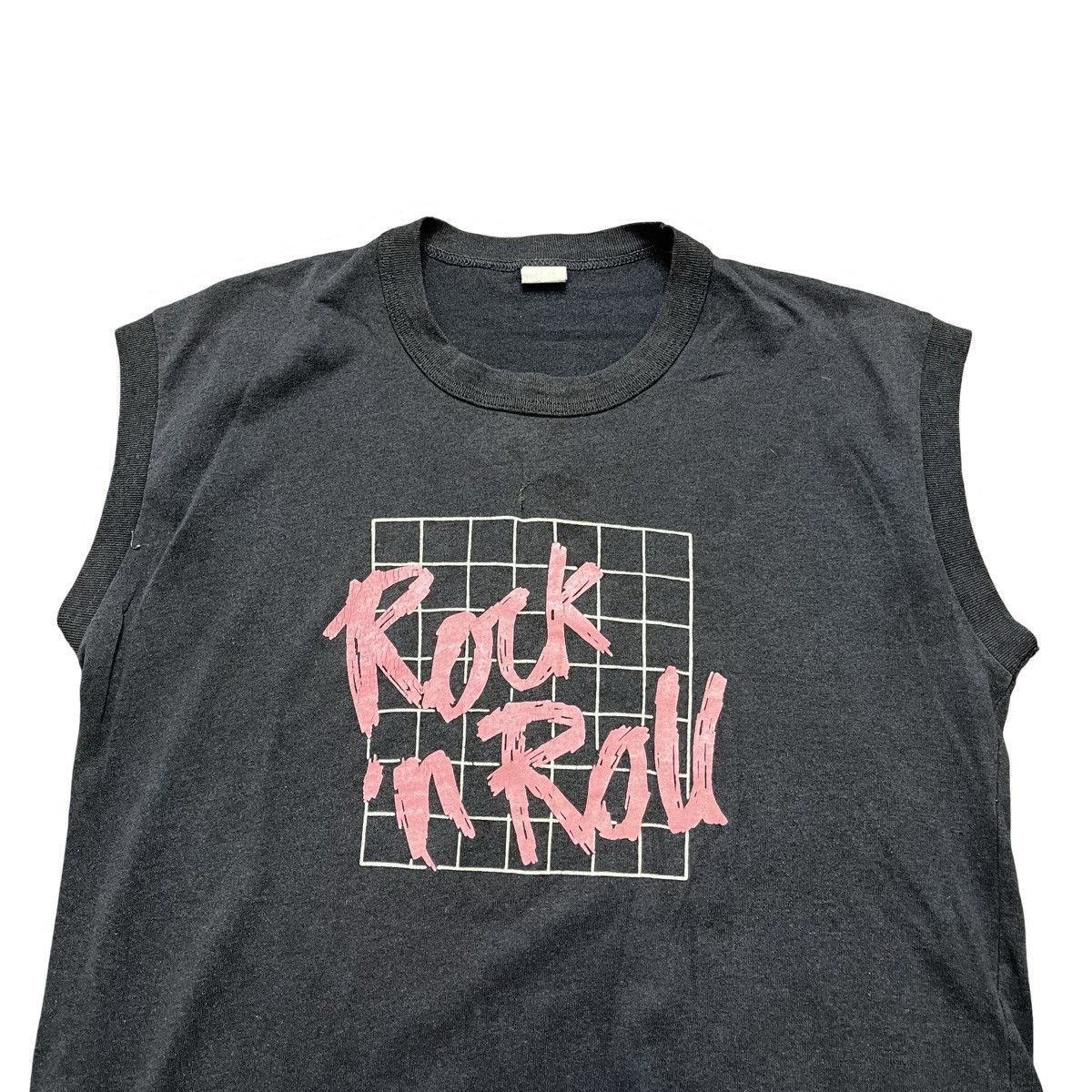 vintage punk rock and roll tank top