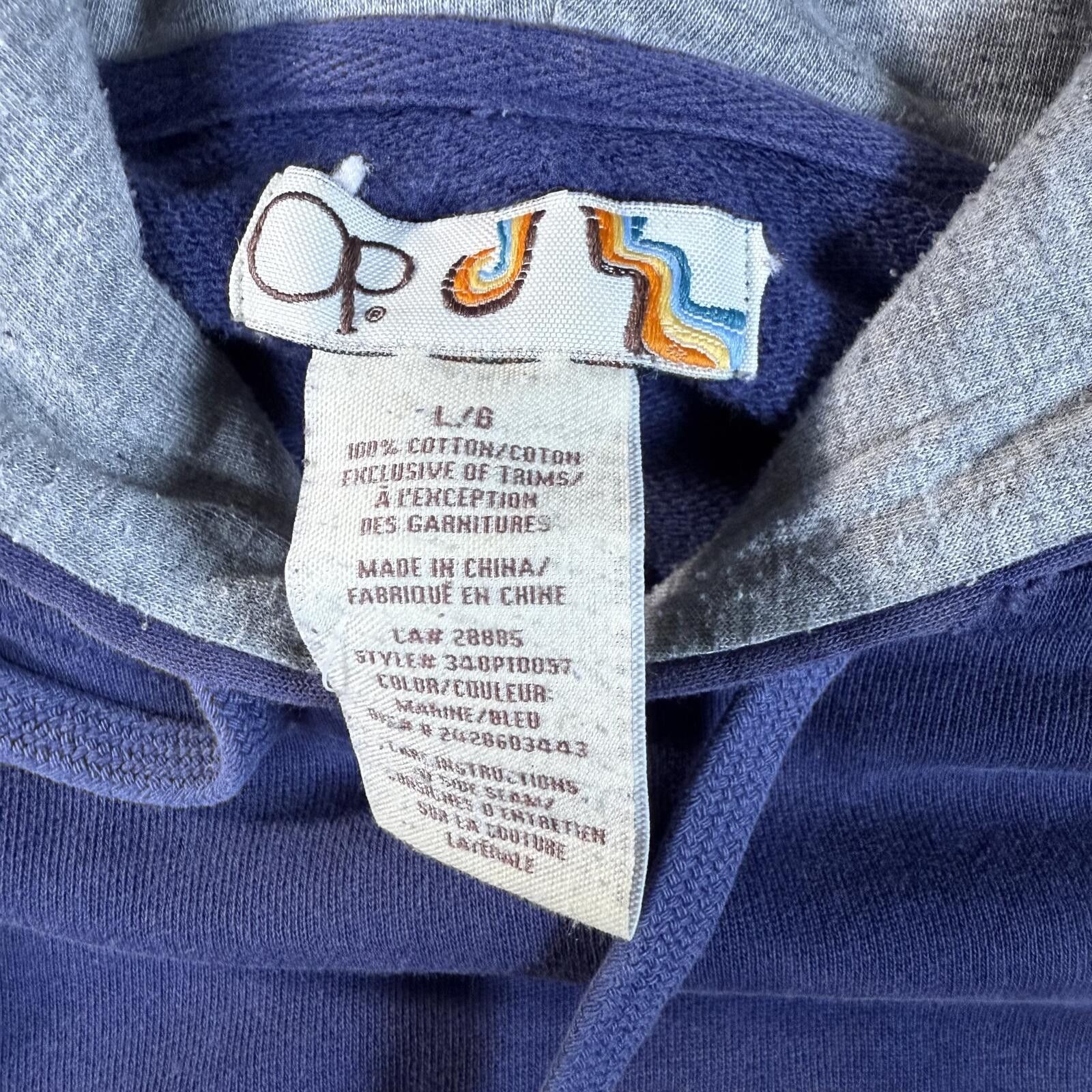 Ocean Pacific Y2K Ocean Pacific Surf Co Hoodie Blue Large Size US L / EU 52-54 / 3 - 3 Thumbnail